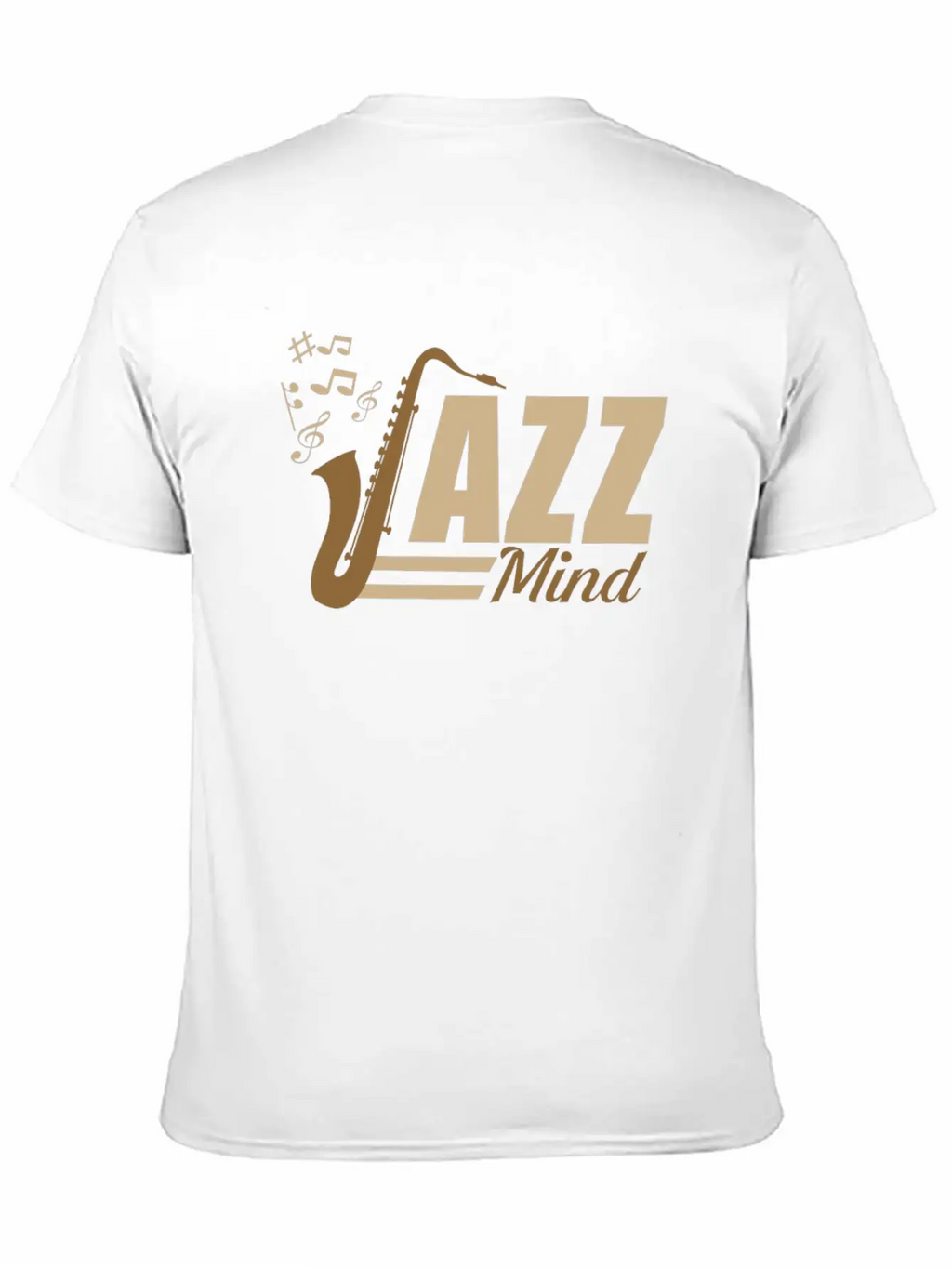 02 JAZZ MIND Basic Graphic T-Shirt – Daily Comfort In Soft Cotton
