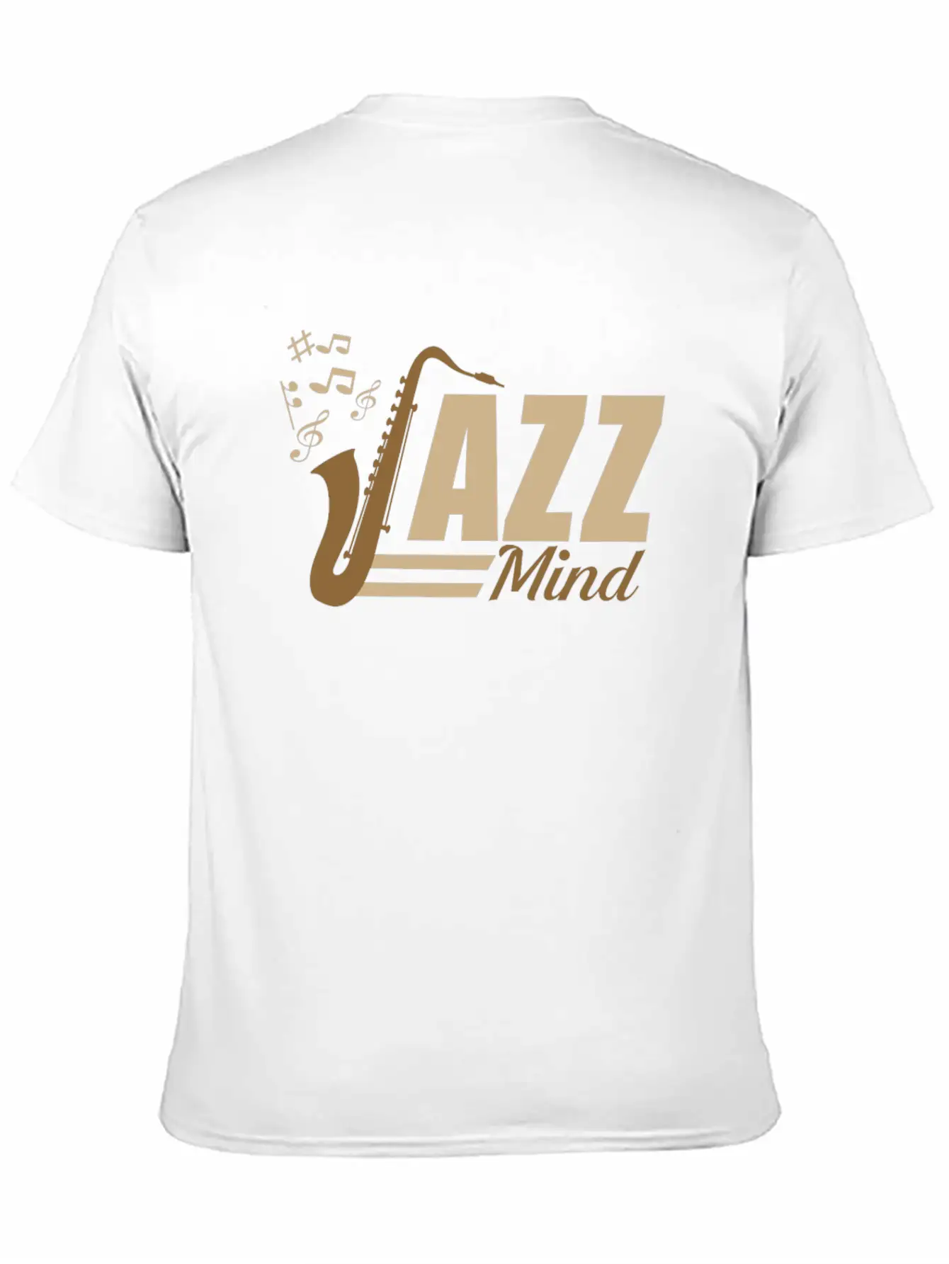 02 JAZZ MIND Basic Graphic T-Shirt – Daily Comfort In Soft Cotton