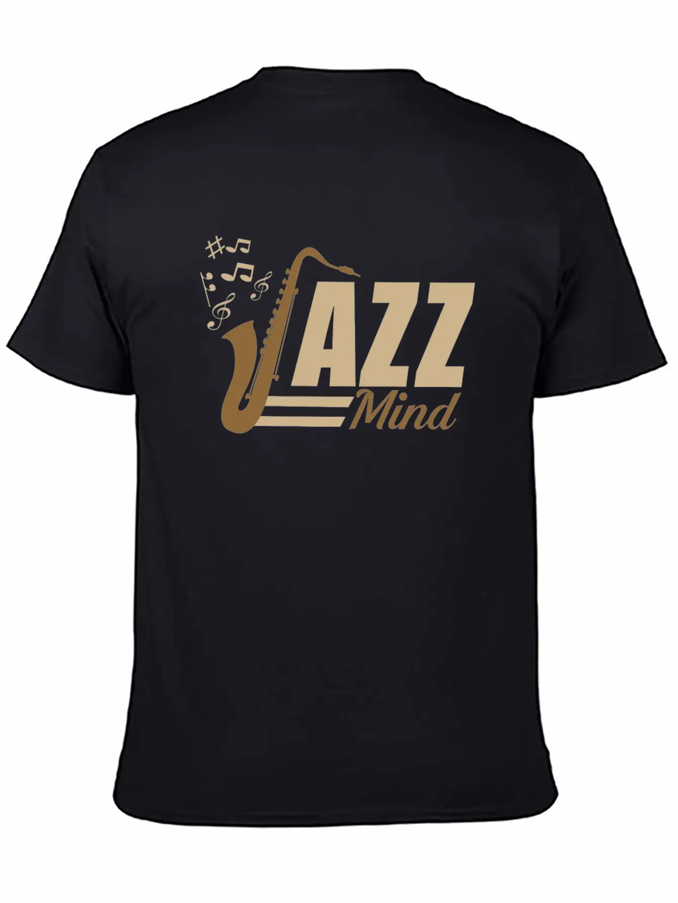 02 JAZZ MIND Basic Graphic T-Shirt – Daily Comfort In Soft Cotton