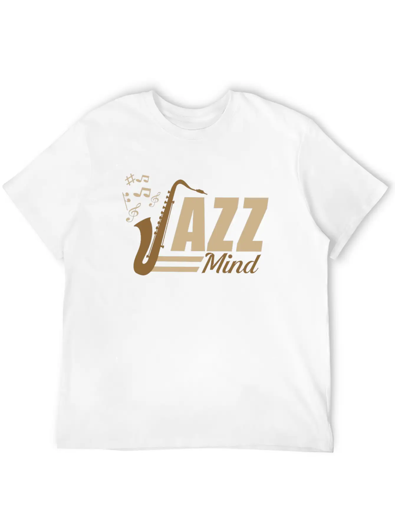 02 JAZZ MIND Basic Graphic T-Shirt – Daily Comfort In Soft Cotton