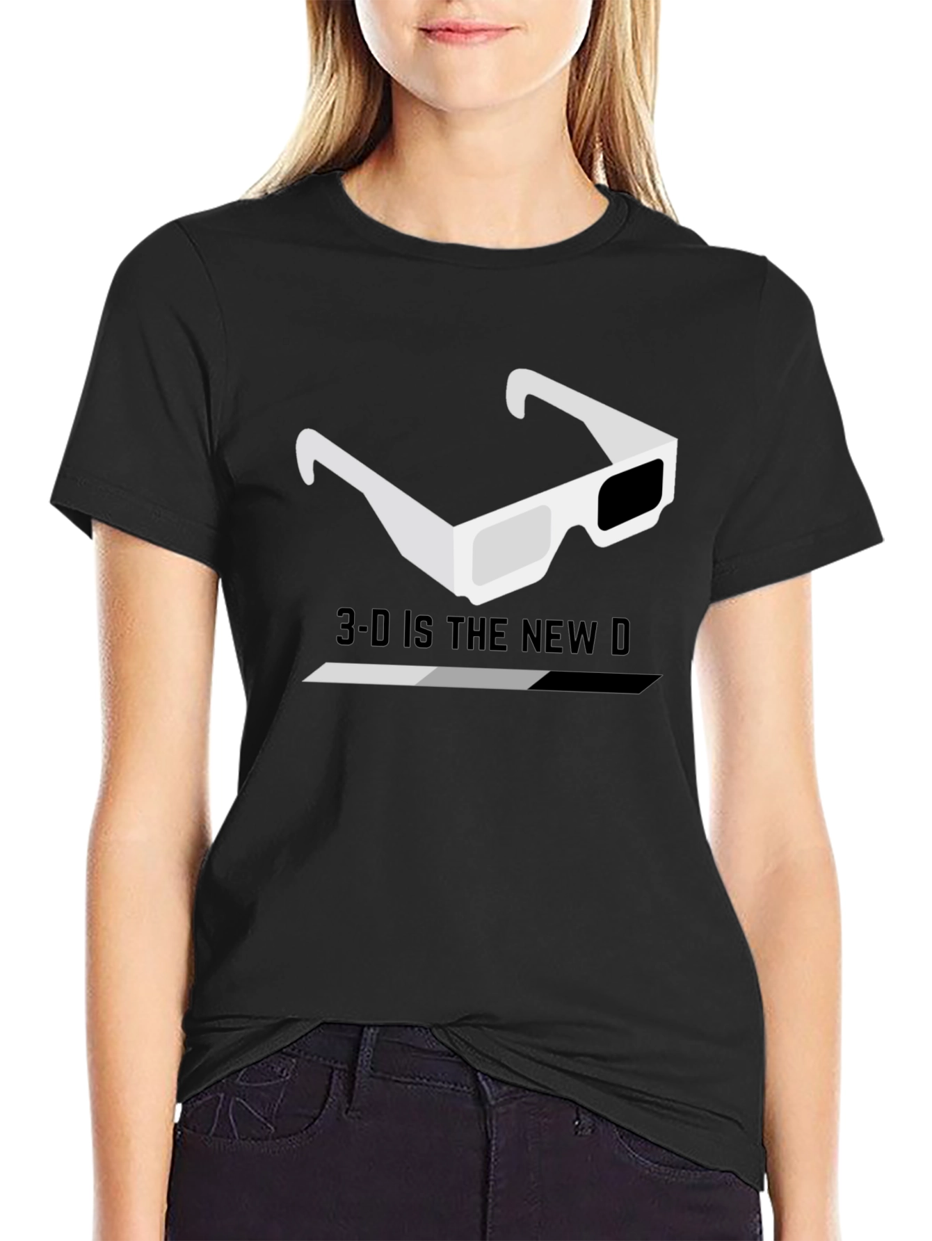 3-D Glasses Graphic Tee - The New D T-Shirt