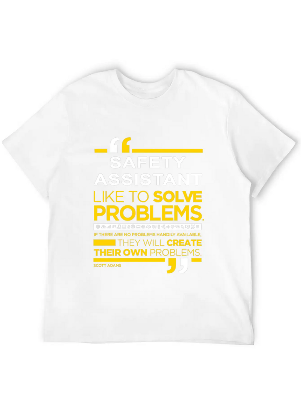 1 100 SAFETY ASSISTANT Comfortable Minimalist Graphic Tee – Summer Style Essential