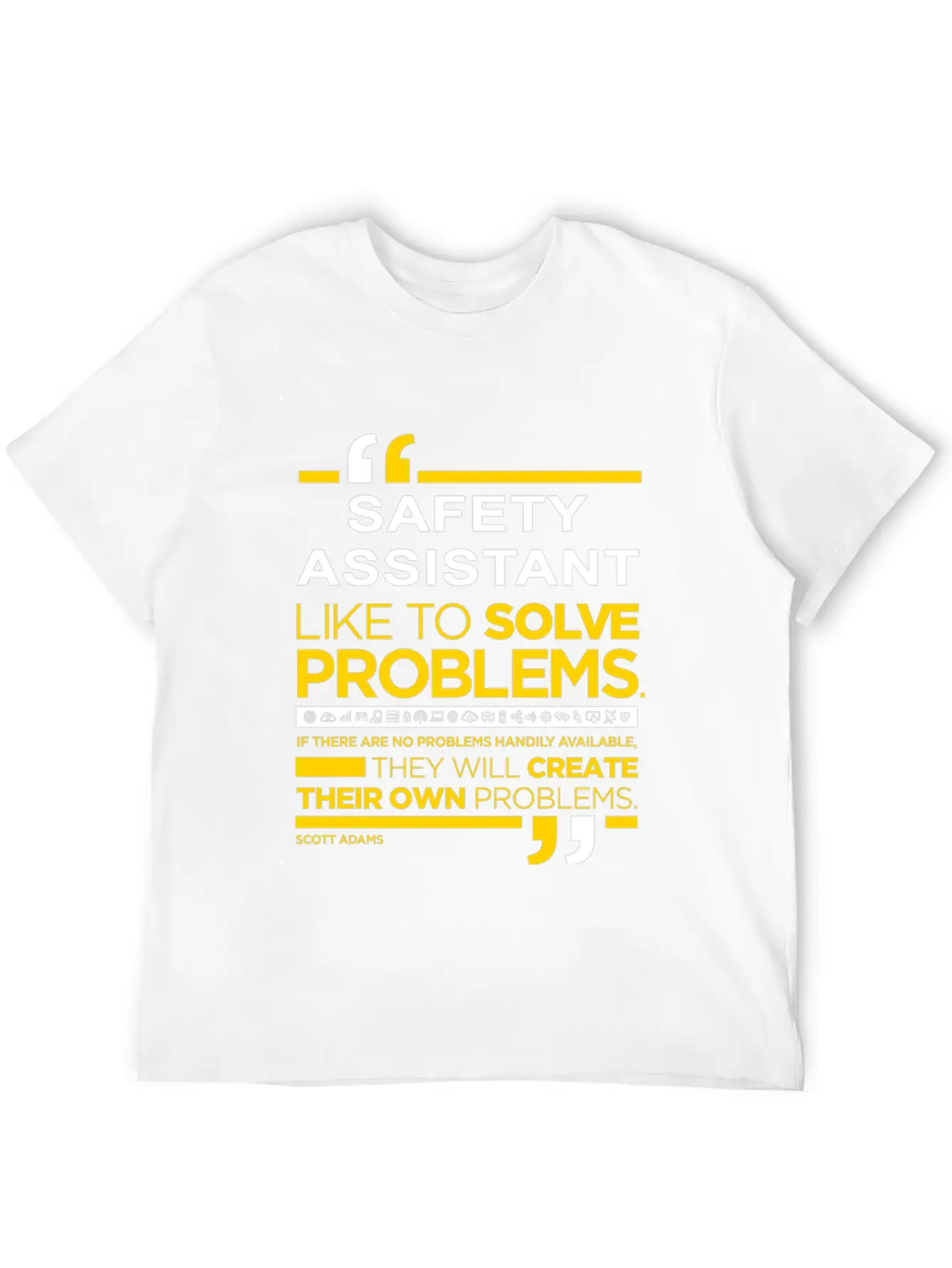 1 100 SAFETY ASSISTANT Comfortable Minimalist Graphic Tee – Summer Style Essential