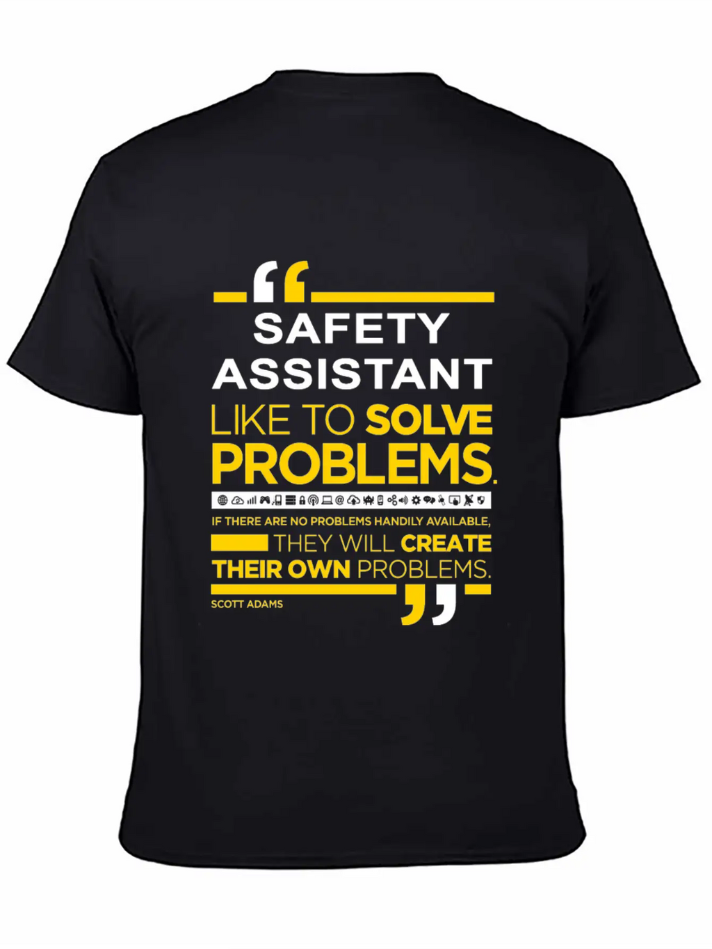 1 100 SAFETY ASSISTANT Comfortable Minimalist Graphic Tee – Summer Style Essential