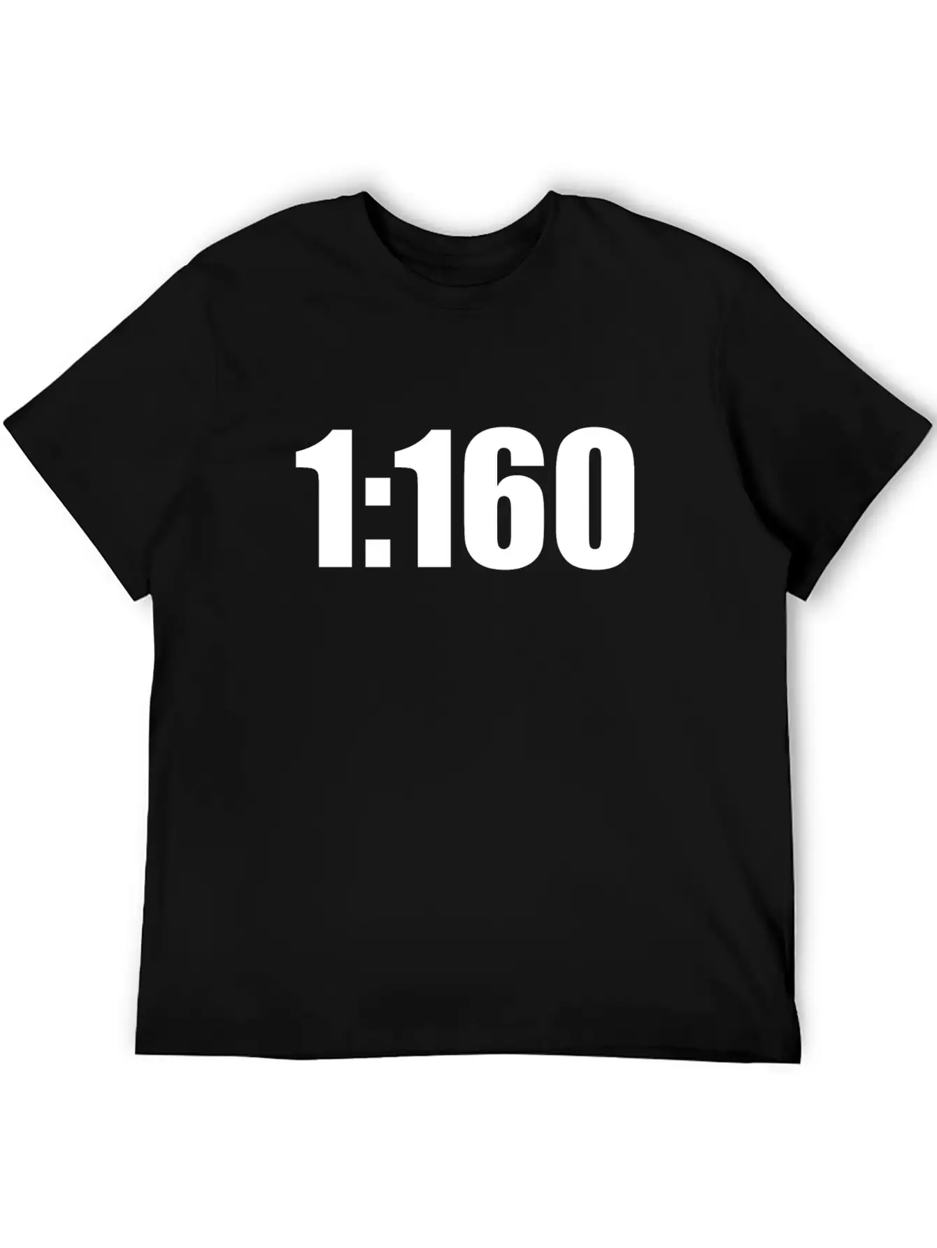 1: 160 Model Railroad Track N Gift Idea Classic Crew Neck Graphic Tee – Everyday Minimal Look