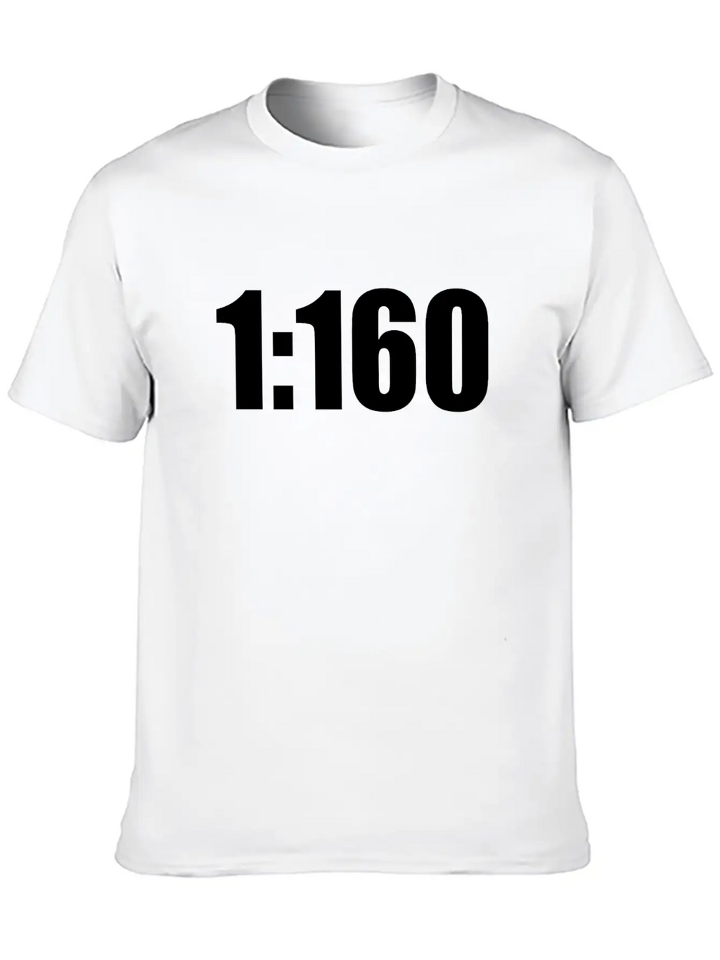 1: 160 Model Railroad Track N Gift Idea Classic Crew Neck Graphic Tee – Everyday Minimal Look