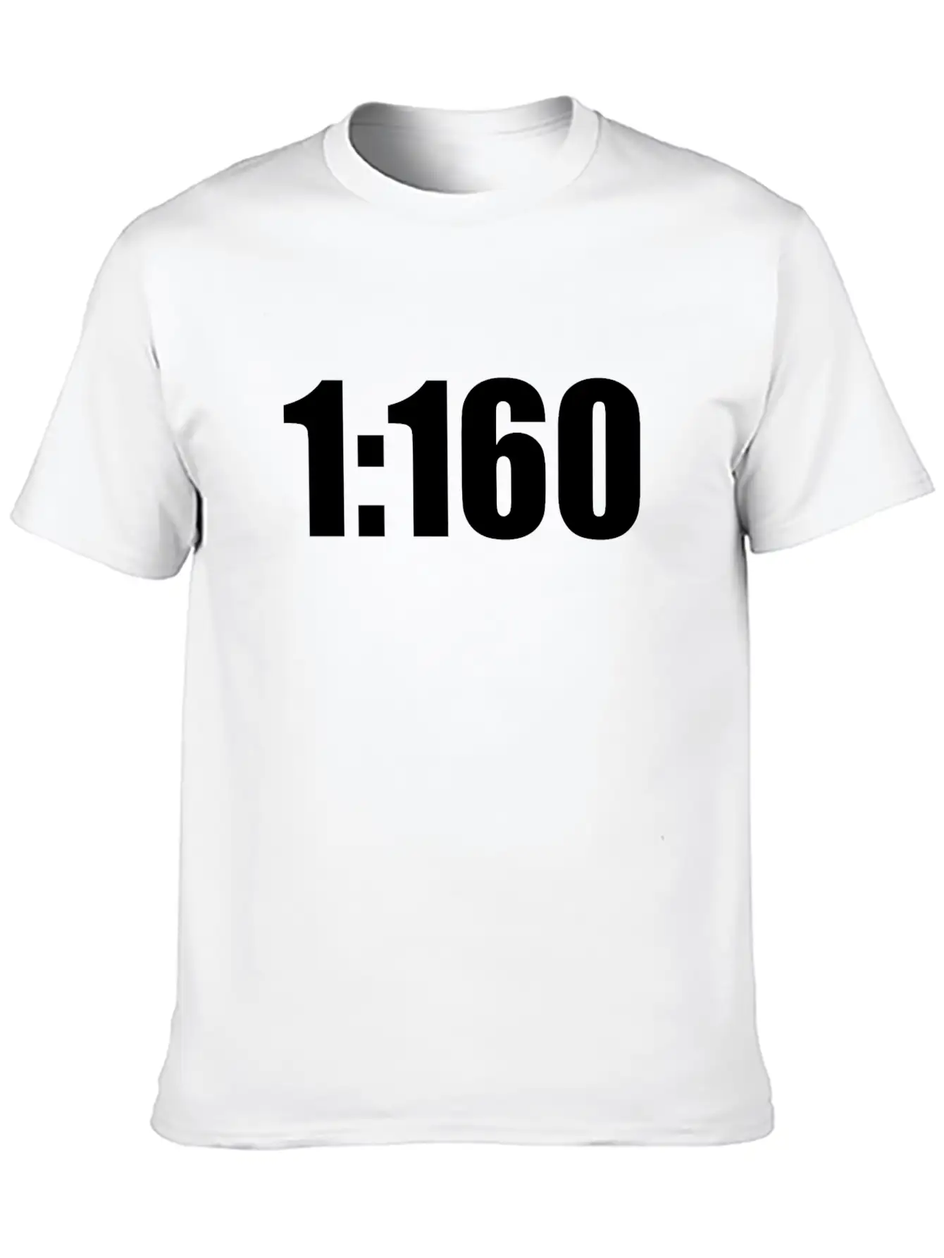 1: 160 Model Railroad Track N Gift Idea Classic Crew Neck Graphic Tee – Everyday Minimal Look