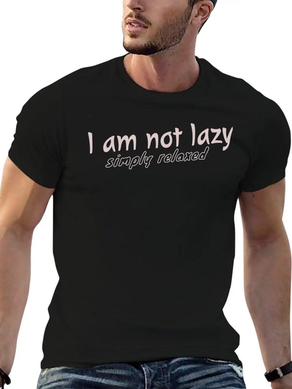 1 Am Not Lazy Classic Cotton Tee – Unisex Comfort For Any Season