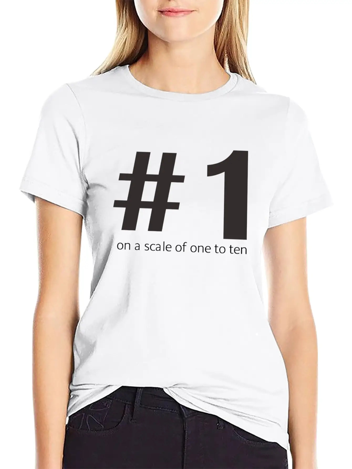 1 On A Scale Of 1 To 10 Classic Cotton Tee – Unisex Comfort For Any Season
