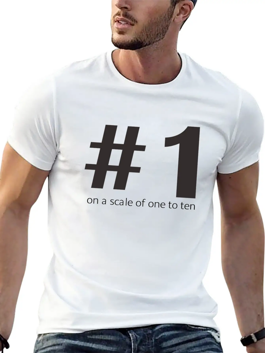 1 On A Scale Of 1 To 10 Classic Cotton Tee – Unisex Comfort For Any Season