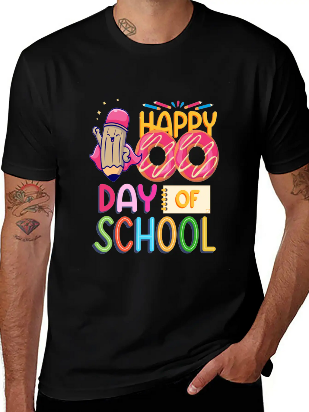 100 Days Of Magical Learning 100 Days Of School Basic Graphic T-Shirt – Daily Comfort In Soft Cotton