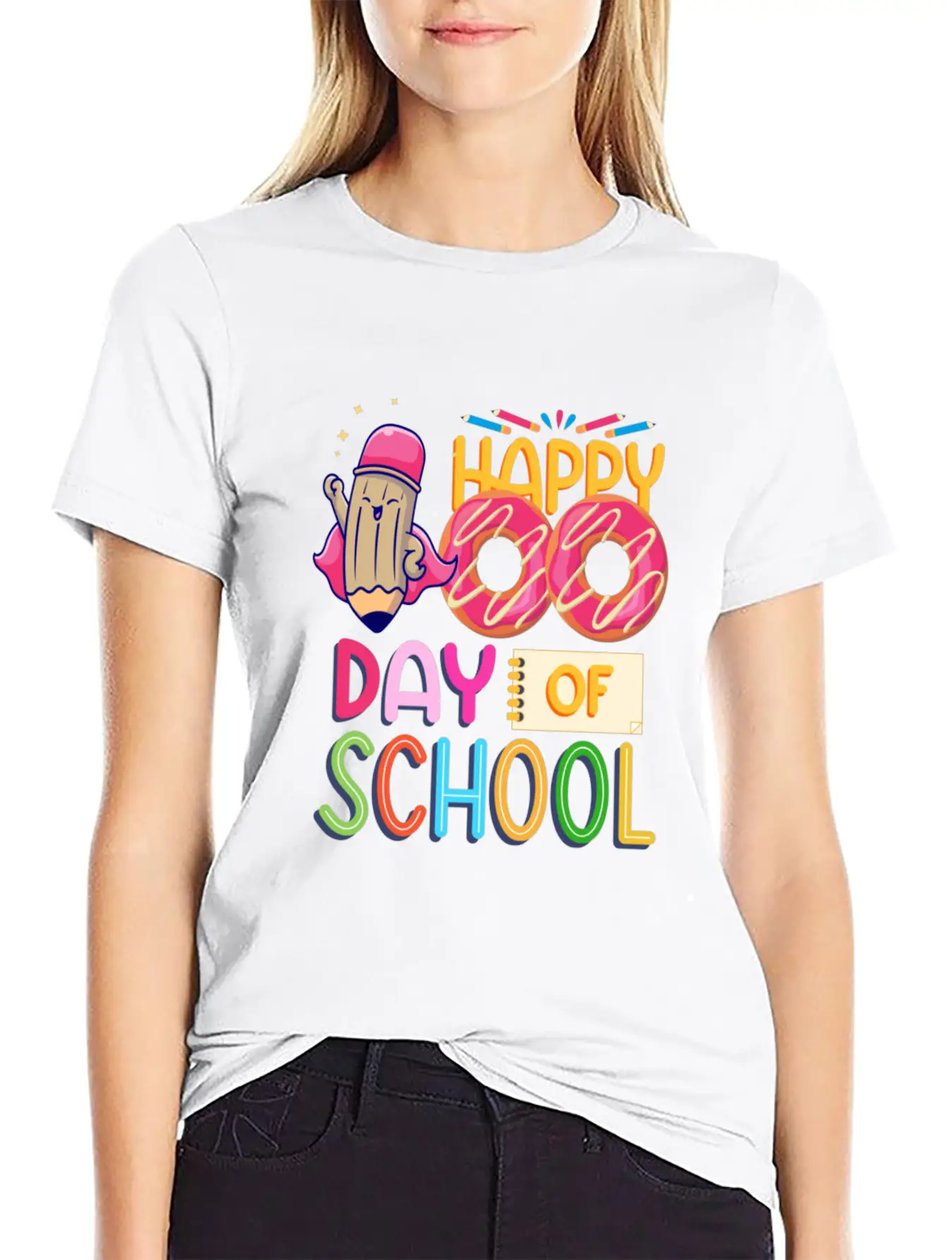 100 Days Of Magical Learning 100 Days Of School Basic Graphic T-Shirt – Daily Comfort In Soft Cotton