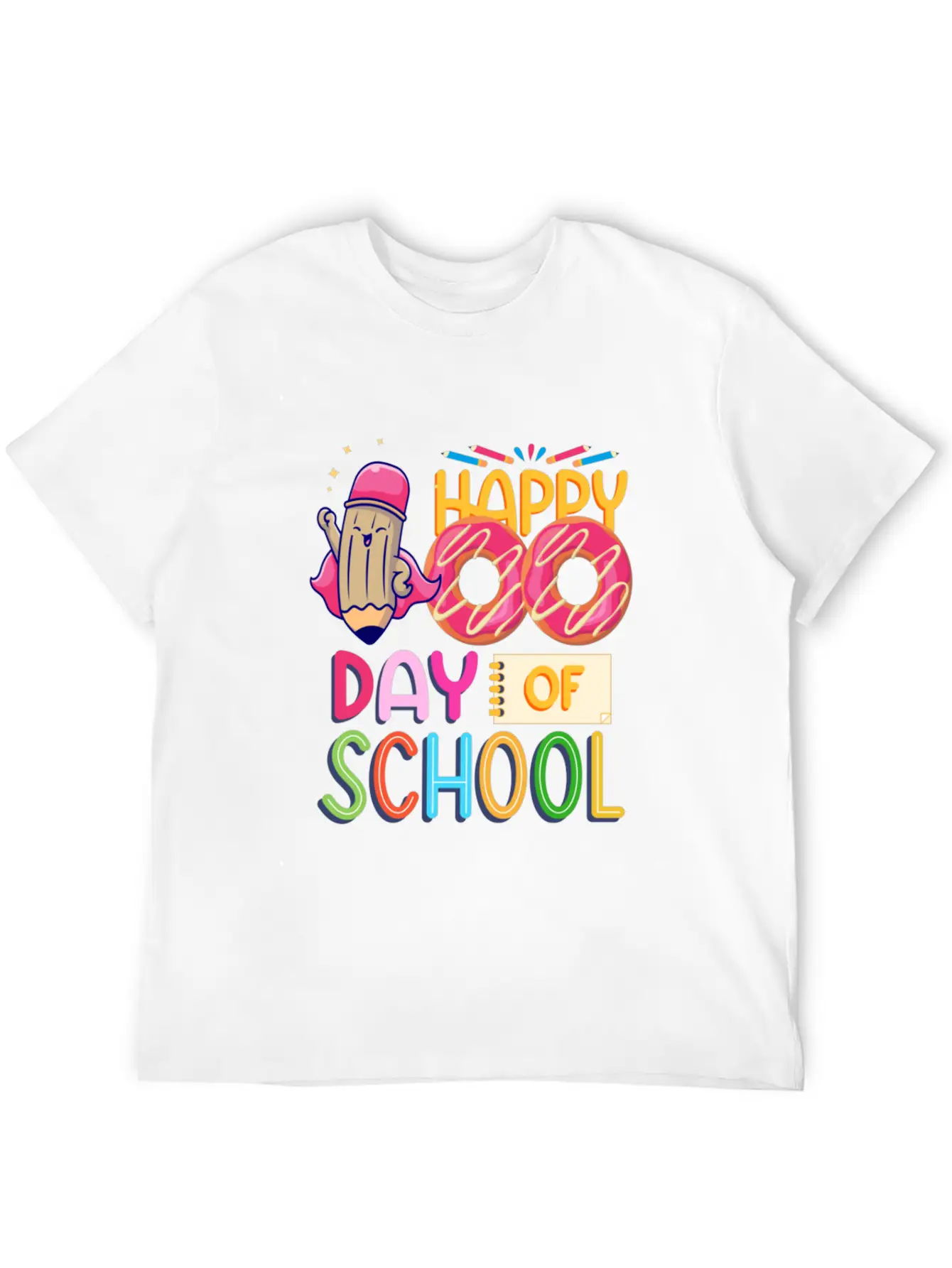 100 Days Of Magical Learning 100 Days Of School Basic Graphic T-Shirt – Daily Comfort In Soft Cotton