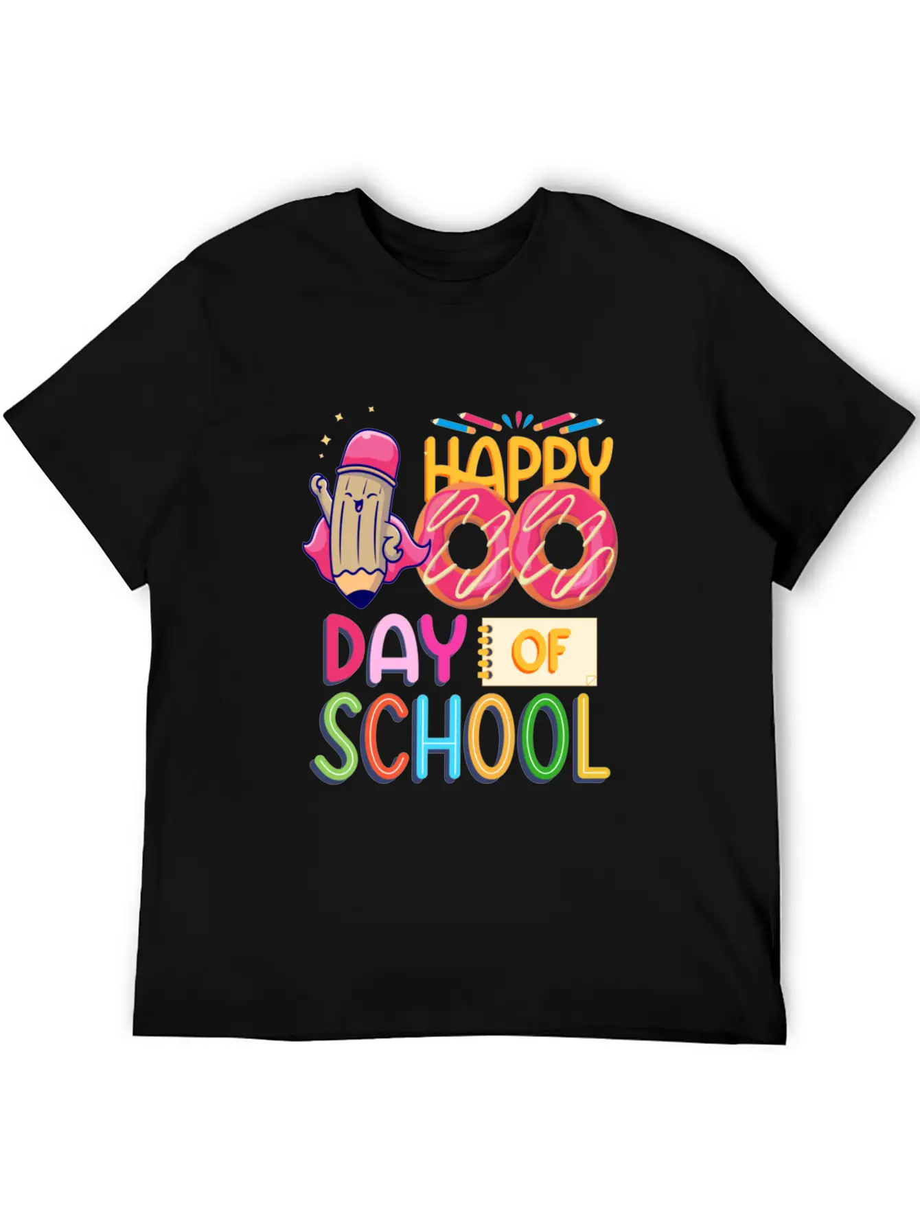 100 Days Of Magical Learning 100 Days Of School Basic Graphic T-Shirt – Daily Comfort In Soft Cotton