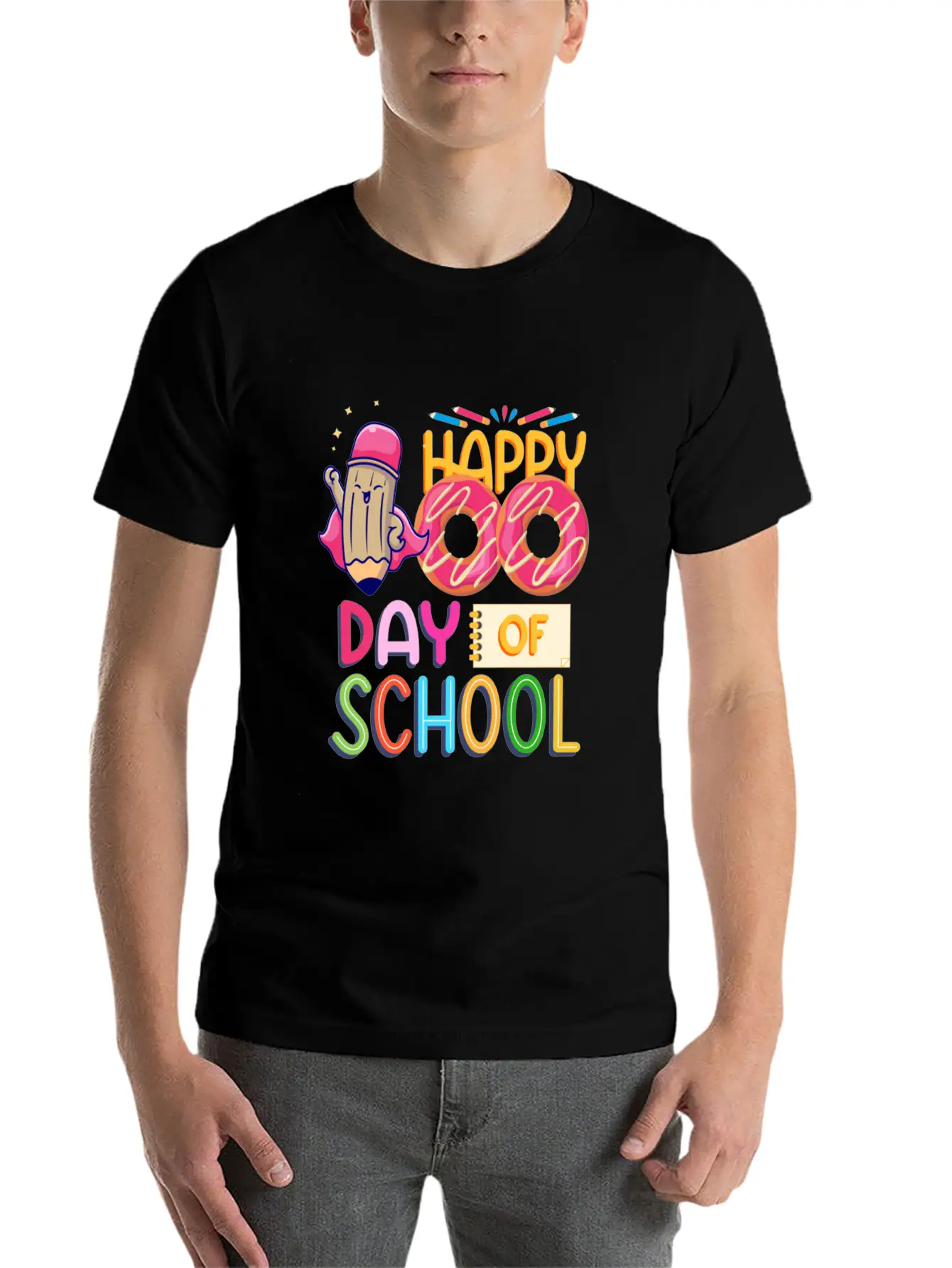 100 Days Of Magical Learning 100 Days Of School Basic Graphic T-Shirt – Daily Comfort In Soft Cotton