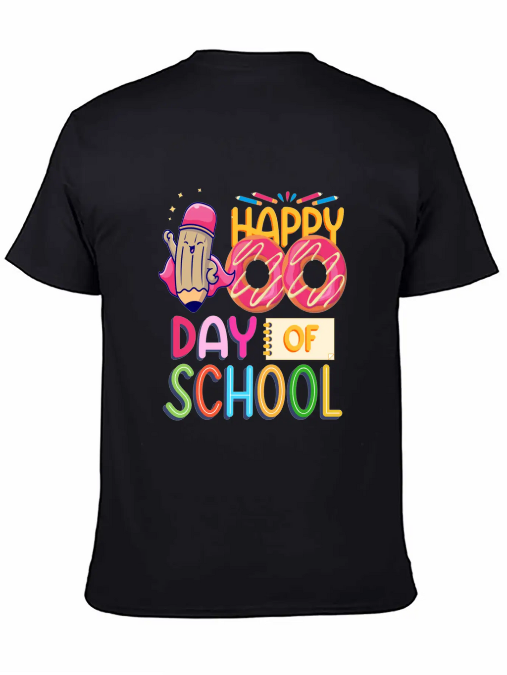 100 Days Of Magical Learning 100 Days Of School Basic Graphic T-Shirt – Daily Comfort In Soft Cotton