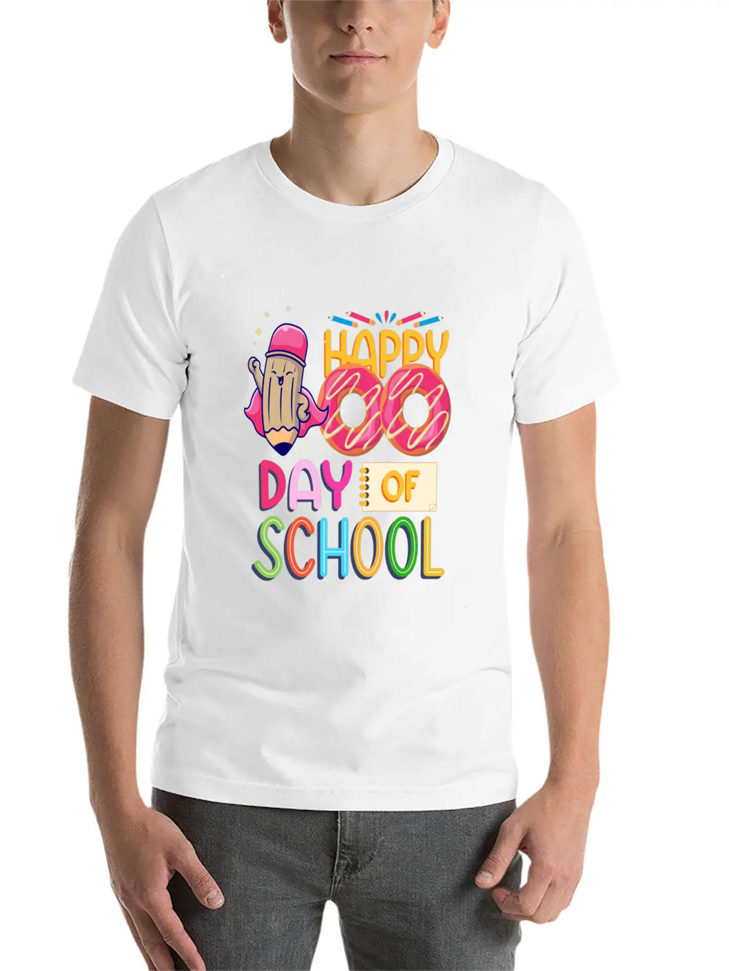 100 Days Of Magical Learning 100 Days Of School Basic Graphic T-Shirt – Daily Comfort In Soft Cotton