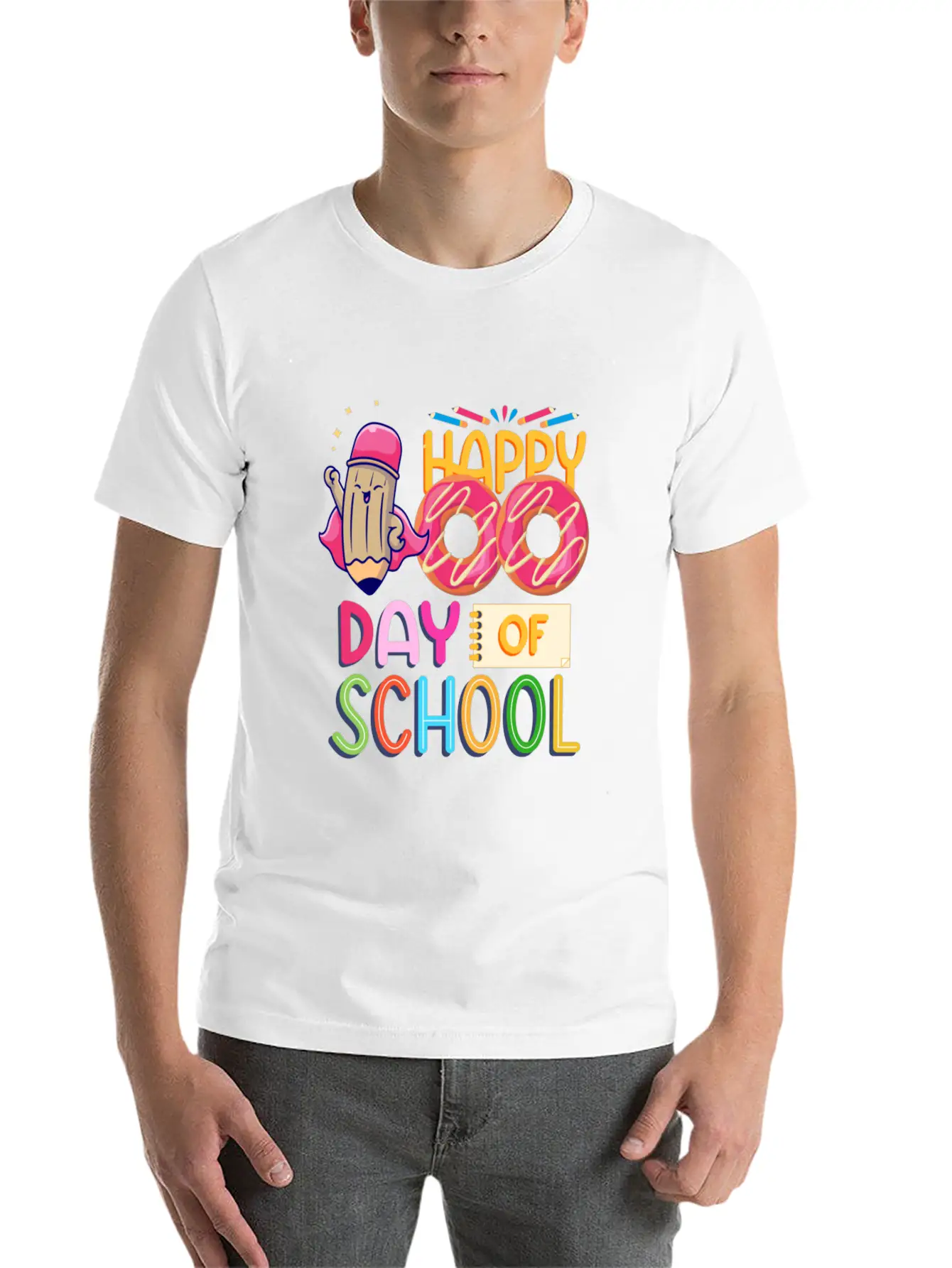 100 Days Of Magical Learning 100 Days Of School Basic Graphic T-Shirt – Daily Comfort In Soft Cotton