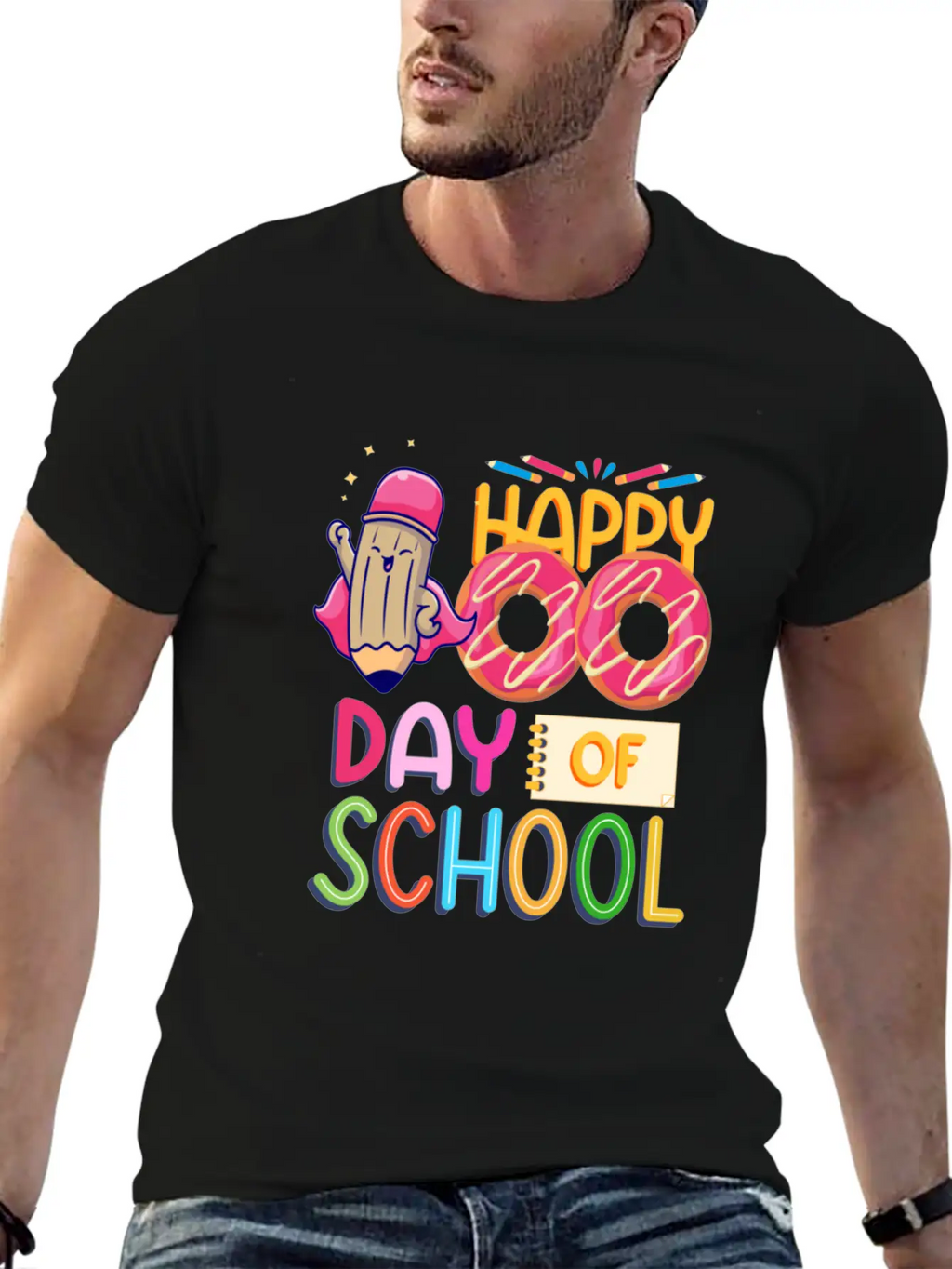 100 Days Of Magical Learning 100 Days Of School Basic Graphic T-Shirt – Daily Comfort In Soft Cotton