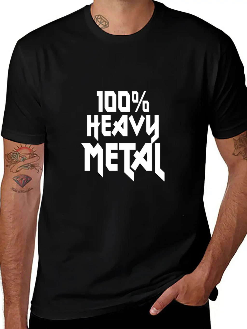 100 Heavy Metal Hard Rock Basic Graphic T-Shirt – Daily Comfort In Soft Cotton