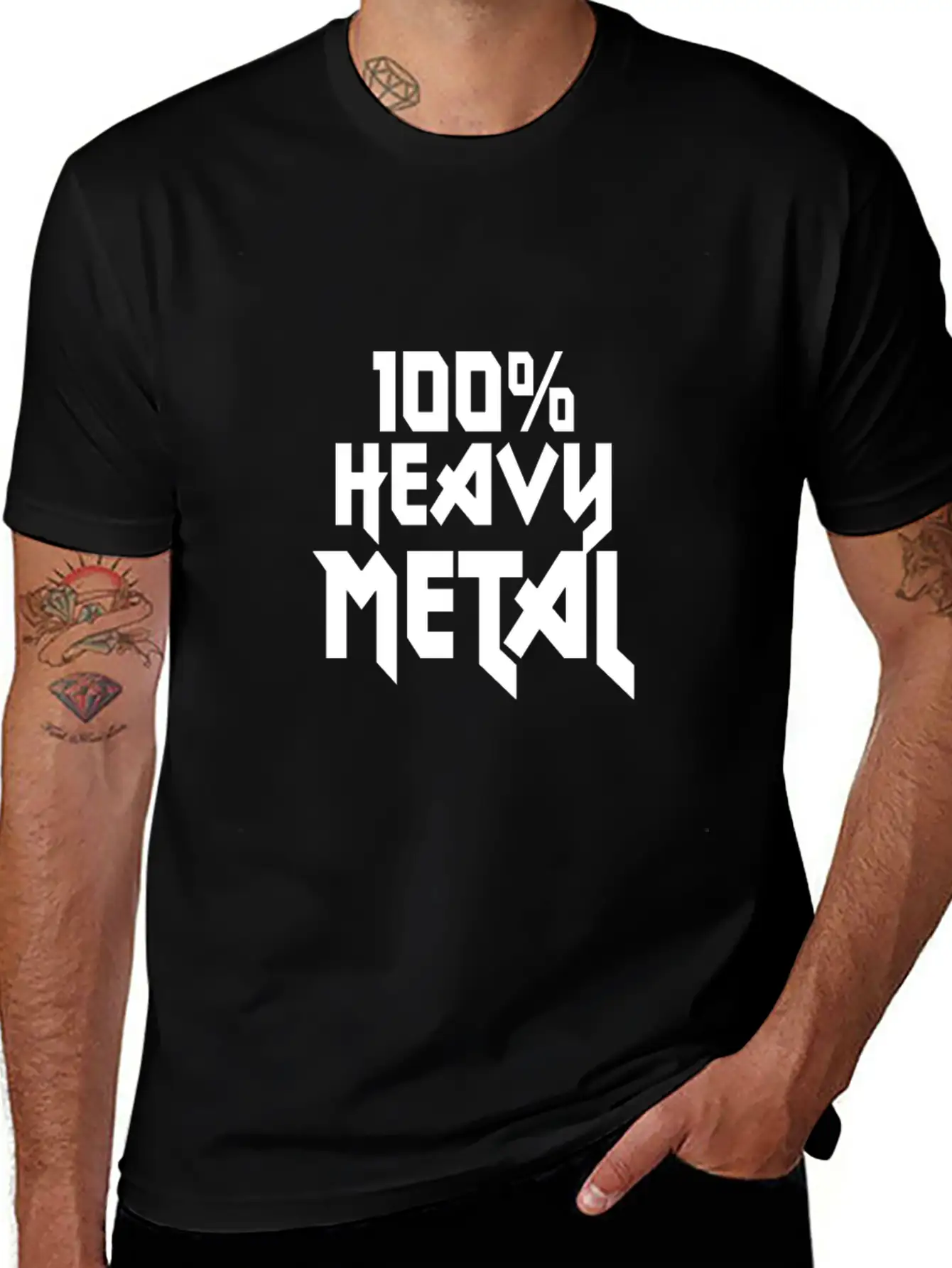 100 Heavy Metal Hard Rock Basic Graphic T-Shirt – Daily Comfort In Soft Cotton