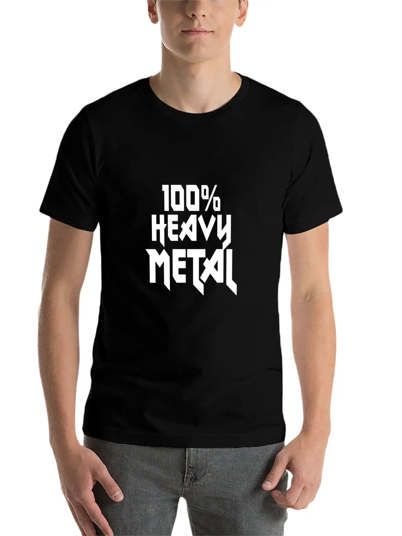 100 Heavy Metal Hard Rock Basic Graphic T-Shirt – Daily Comfort In Soft Cotton