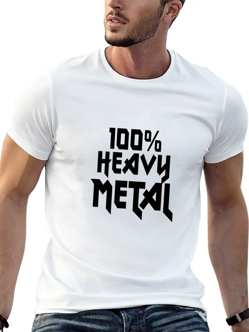 100 Heavy Metal Hard Rock Basic Graphic T-Shirt – Daily Comfort In Soft Cotton