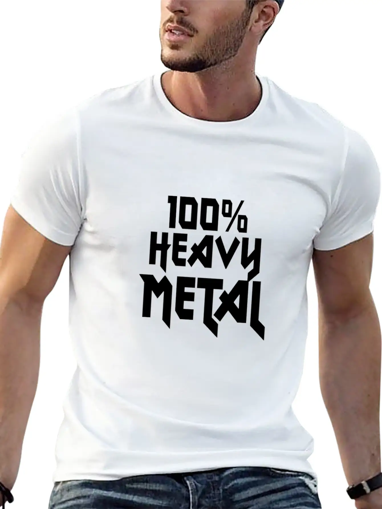 100 Heavy Metal Hard Rock Basic Graphic T-Shirt – Daily Comfort In Soft Cotton