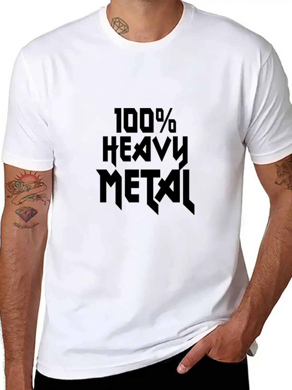 100 Heavy Metal Hard Rock Basic Graphic T-Shirt – Daily Comfort In Soft Cotton