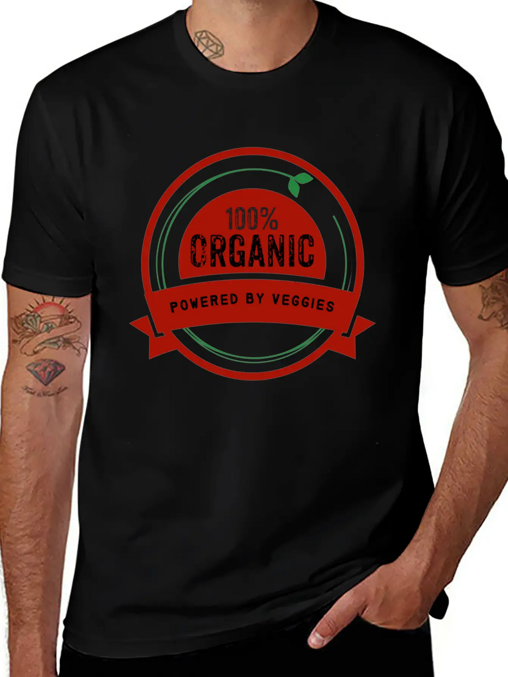100% Organic Classic Crew Neck Graphic Tee – Everyday Minimal Look