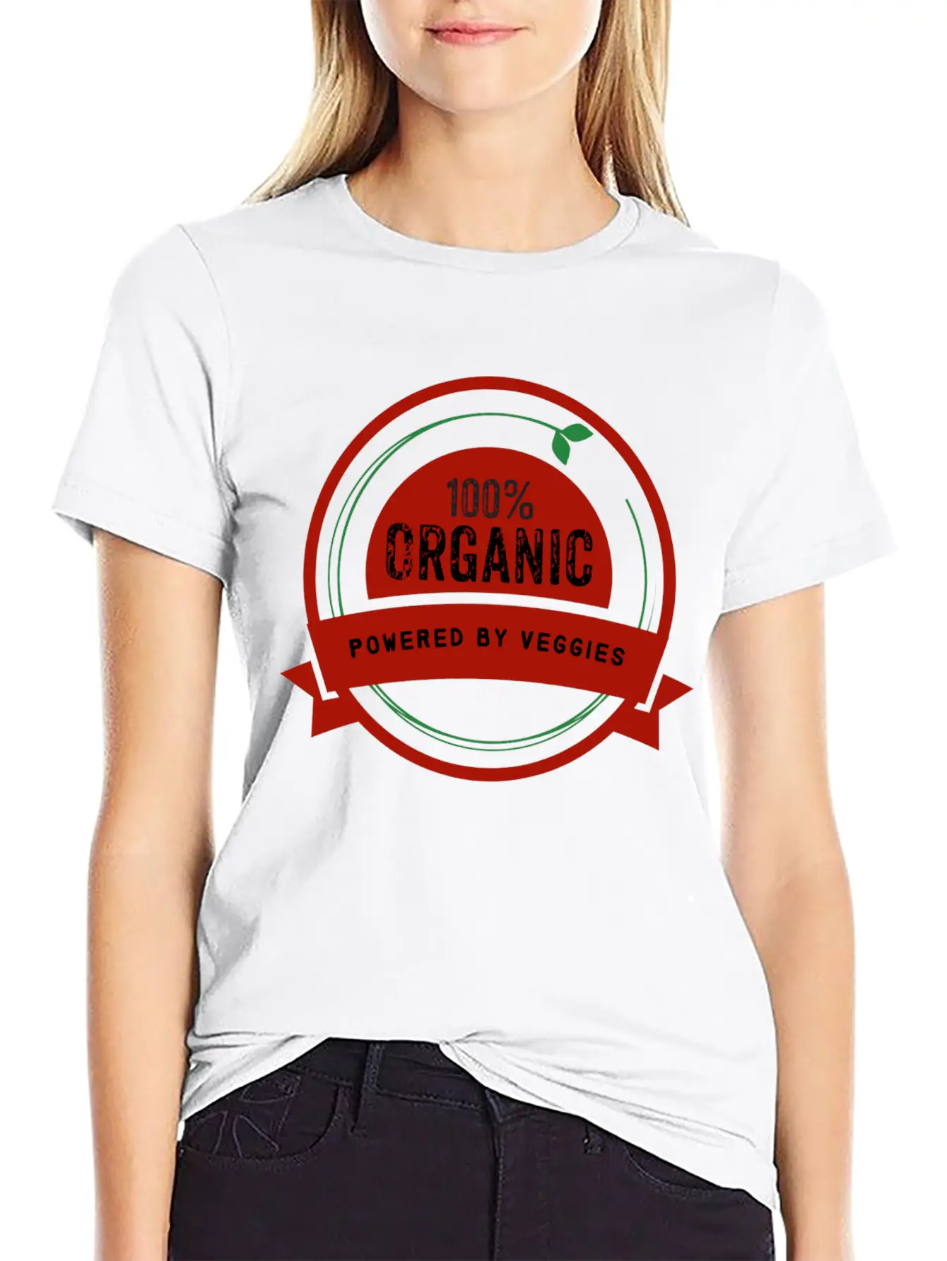 100% Organic Classic Crew Neck Graphic Tee – Everyday Minimal Look