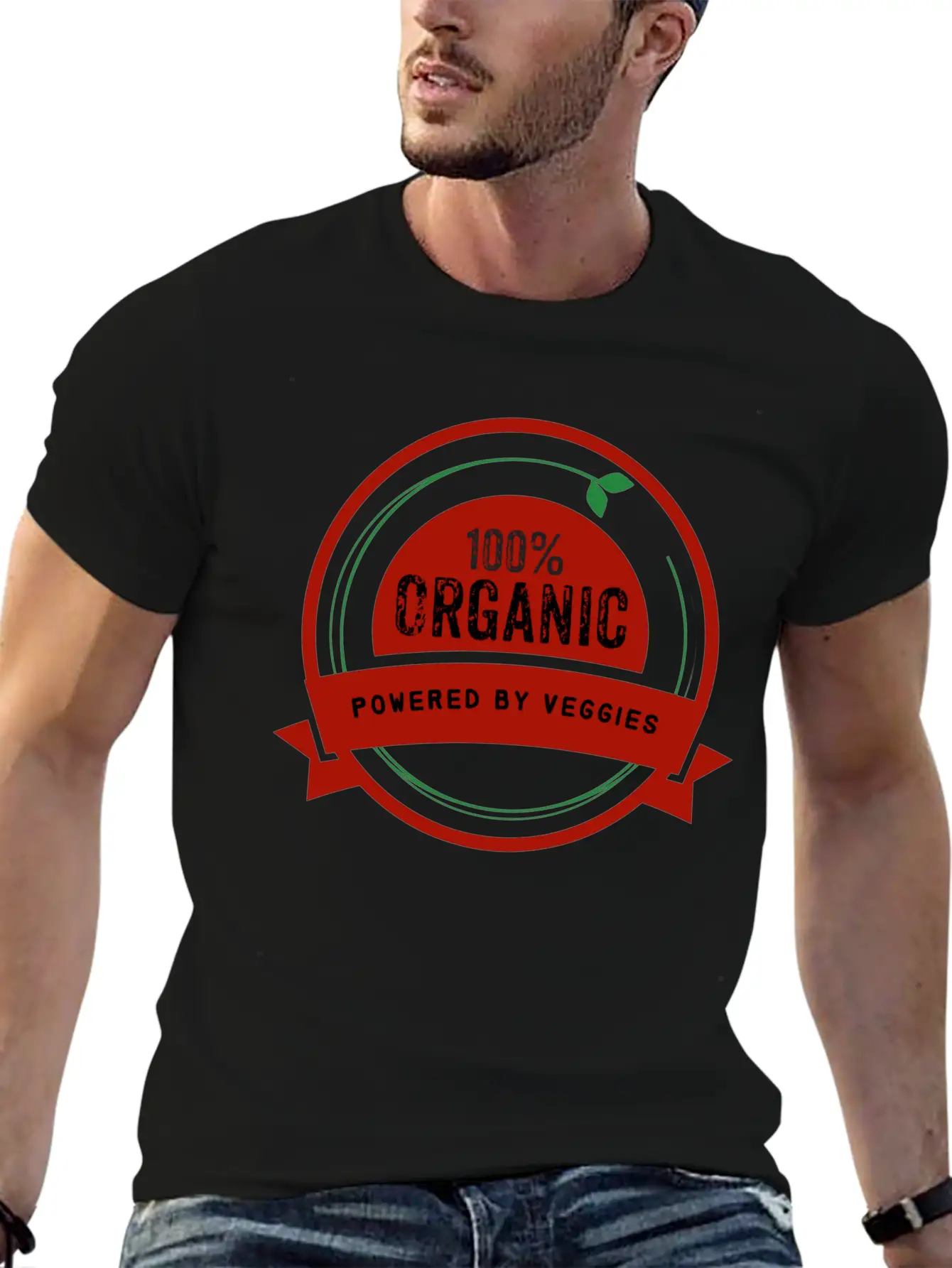 100% Organic Classic Crew Neck Graphic Tee – Everyday Minimal Look