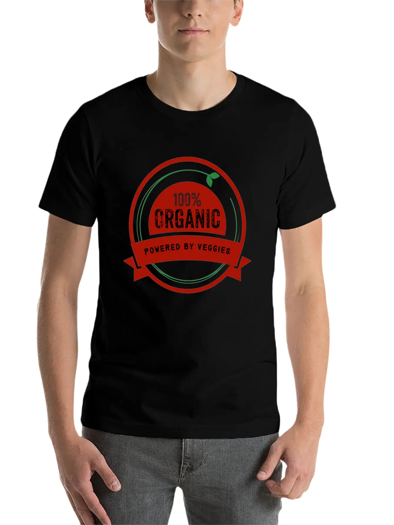 100% Organic Classic Crew Neck Graphic Tee – Everyday Minimal Look