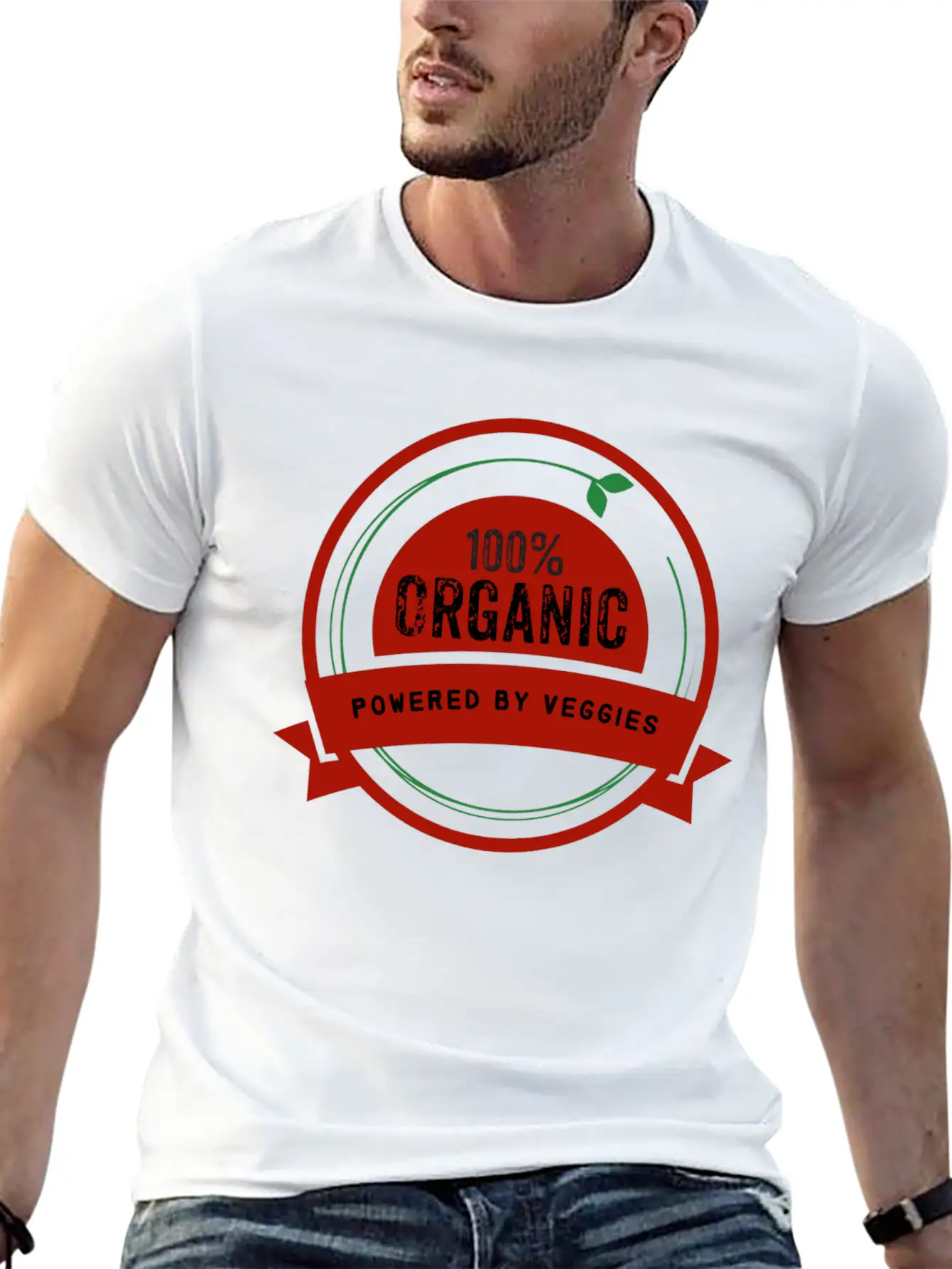 100% Organic Classic Crew Neck Graphic Tee – Everyday Minimal Look