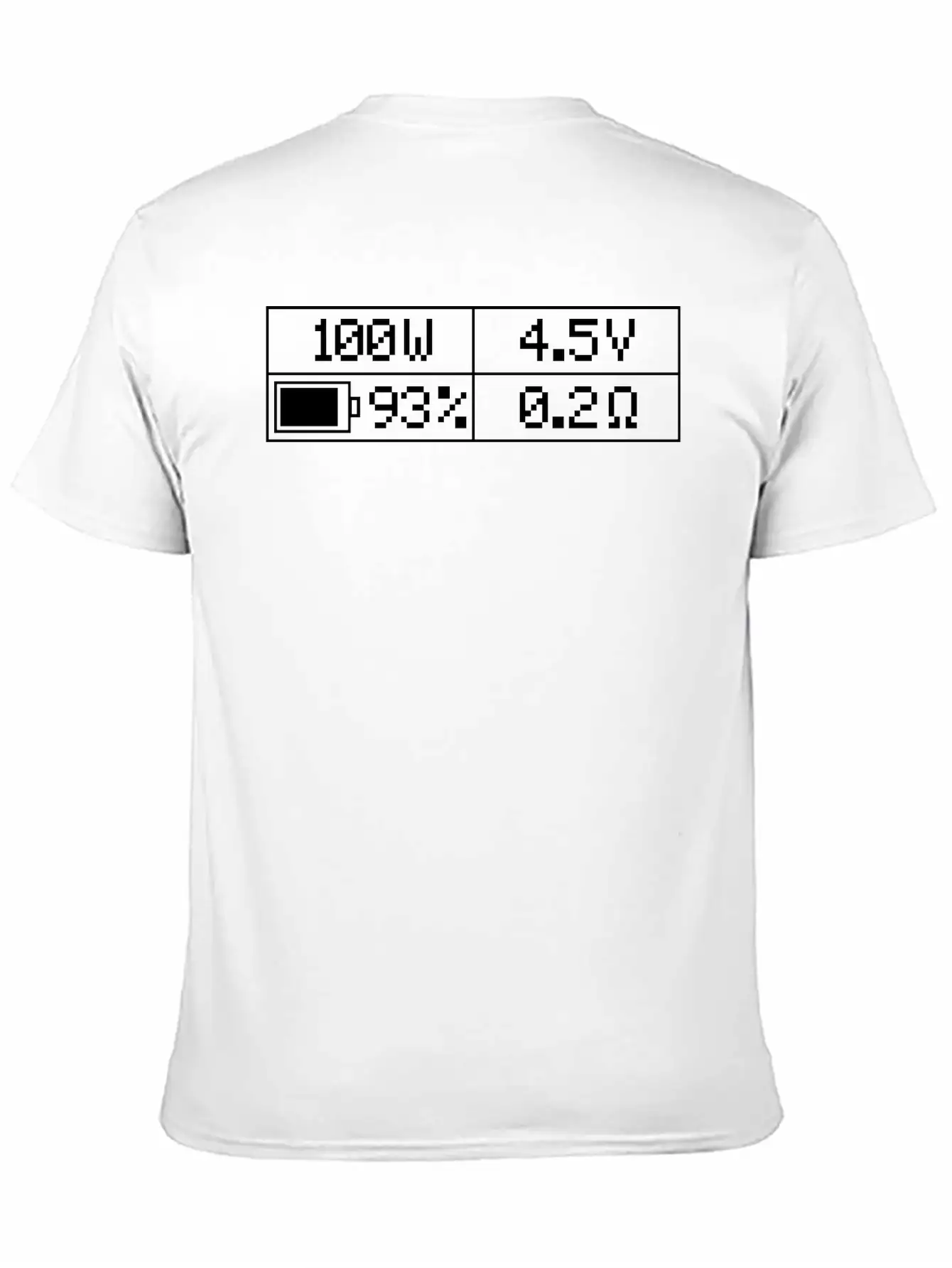 100 Watt Classic Fit Graphic Tee For Daily Comfort – Unisex Cotton Shirt