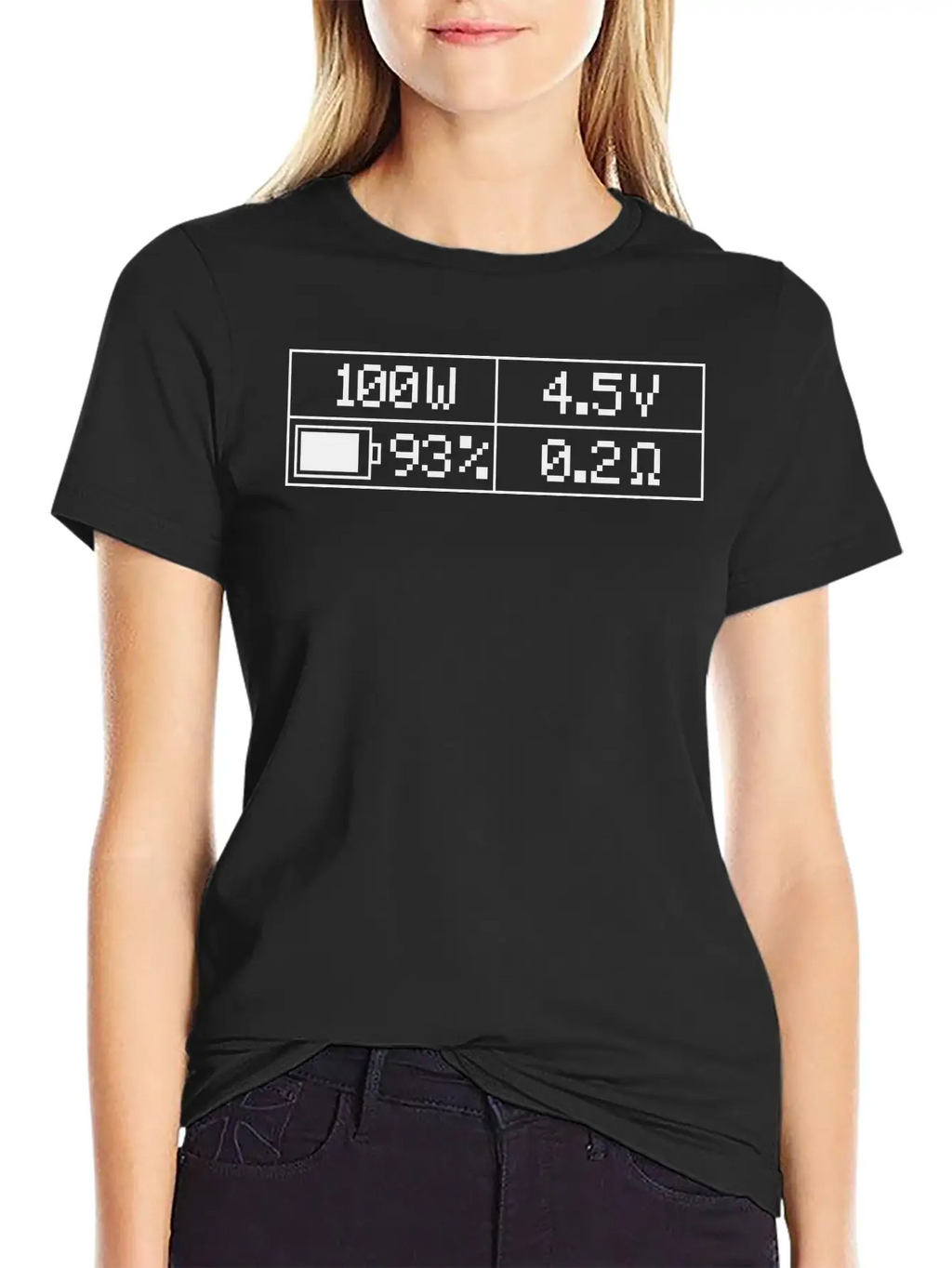 100 Watt Classic Fit Graphic Tee For Daily Comfort – Unisex Cotton Shirt