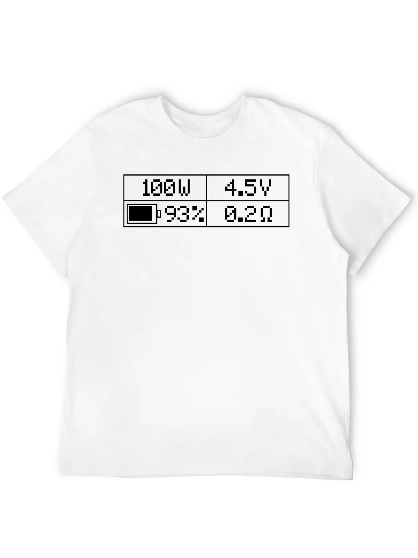 100 Watt Classic Fit Graphic Tee For Daily Comfort – Unisex Cotton Shirt