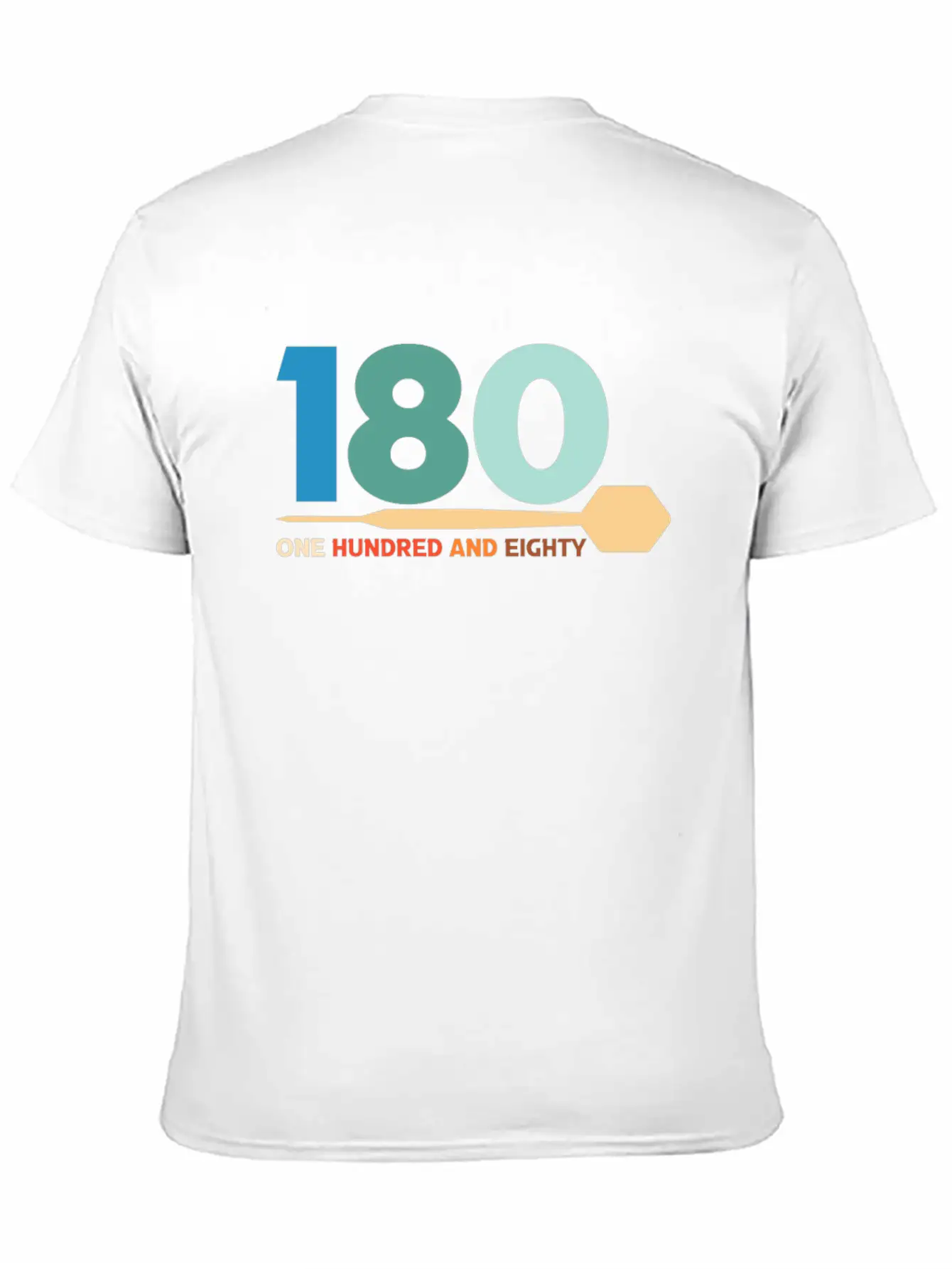 180 One Hundred Eighty Dart Arrow Player Darting Classic Cotton Tee – Unisex Comfort For Any Season