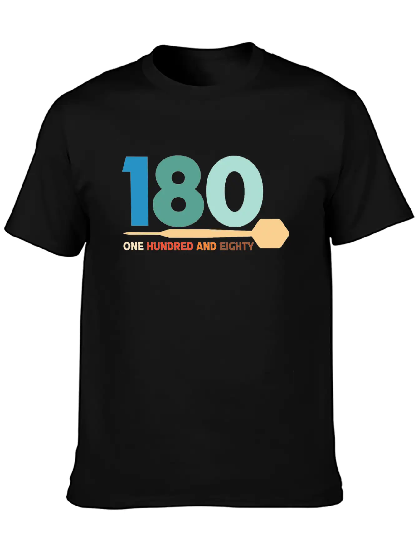 180 One Hundred Eighty Dart Arrow Player Darting Classic Cotton Tee – Unisex Comfort For Any Season