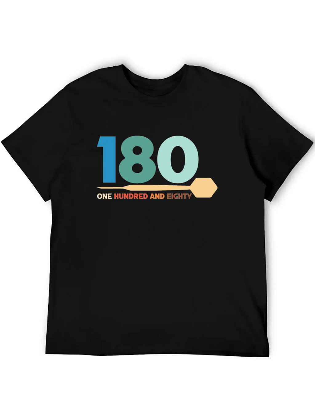 180 One Hundred Eighty Dart Arrow Player Darting Classic Cotton Tee – Unisex Comfort For Any Season