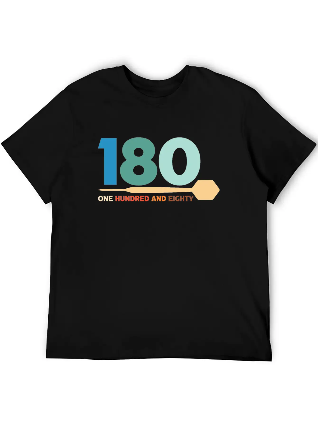 180 One Hundred Eighty Dart Arrow Player Darting Classic Cotton Tee – Unisex Comfort For Any Season
