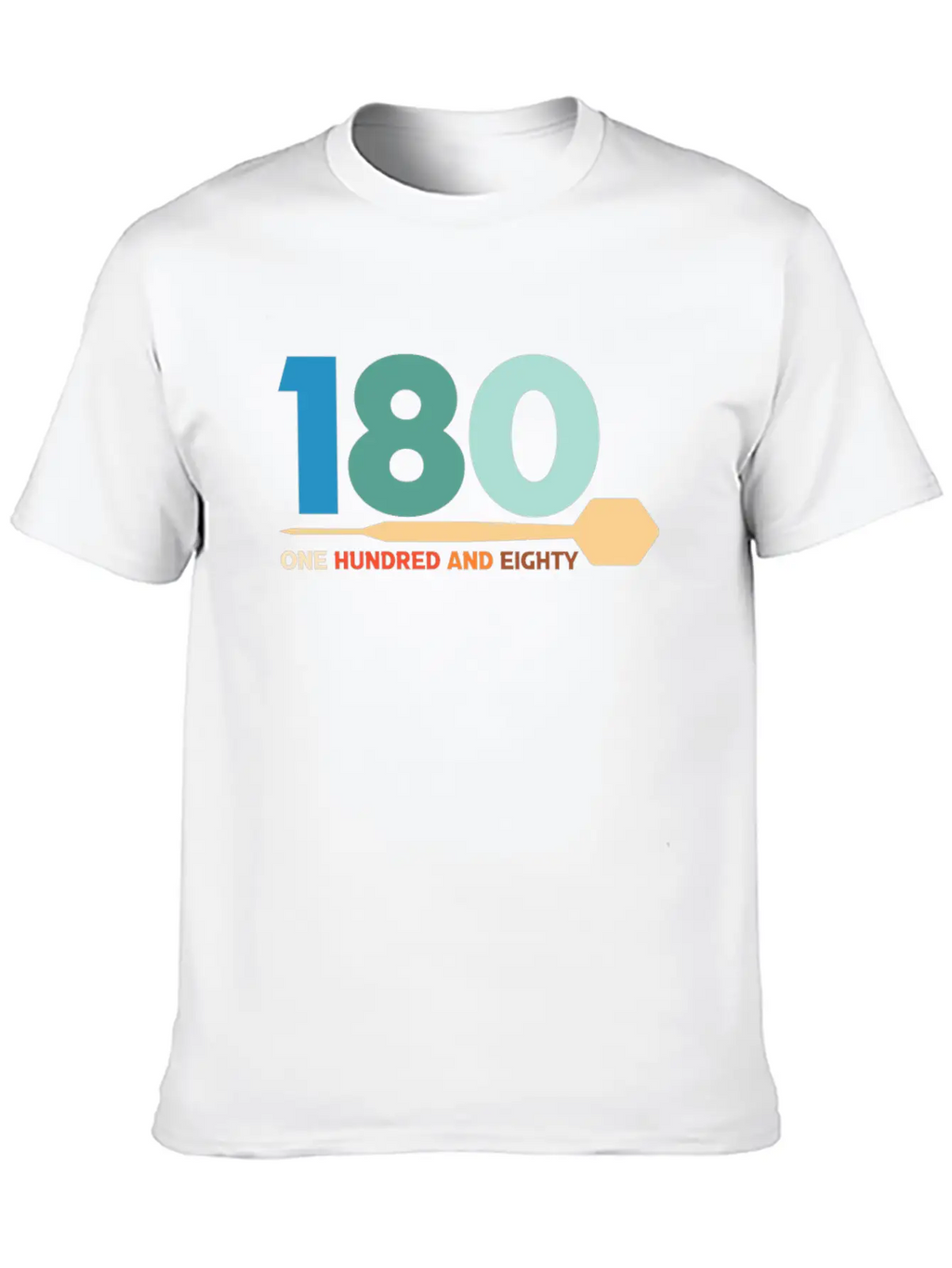 180 One Hundred Eighty Dart Arrow Player Darting Classic Cotton Tee – Unisex Comfort For Any Season