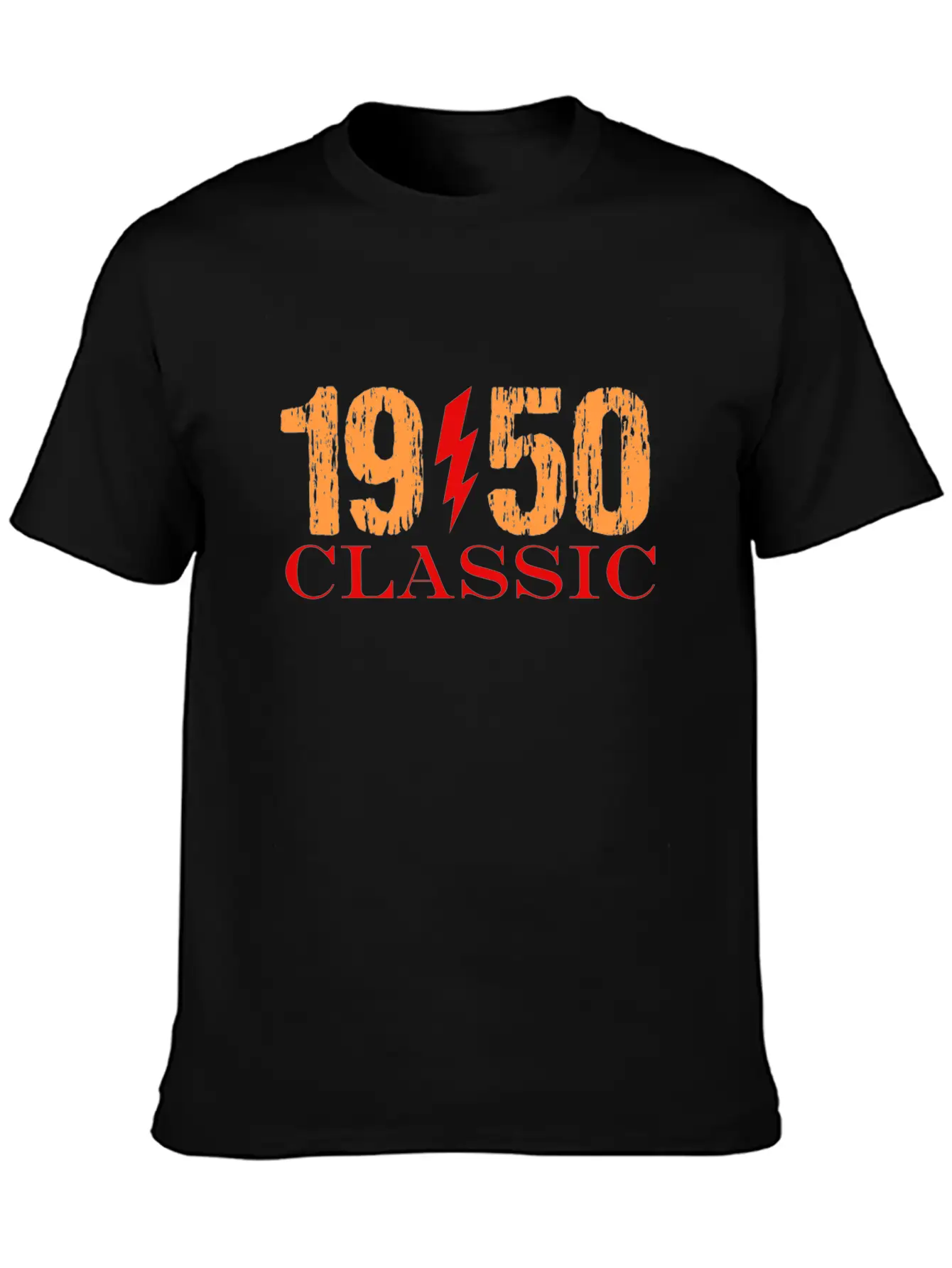 1950 Classic Rock Classic Crew Neck Graphic Tee – Everyday Minimal Look