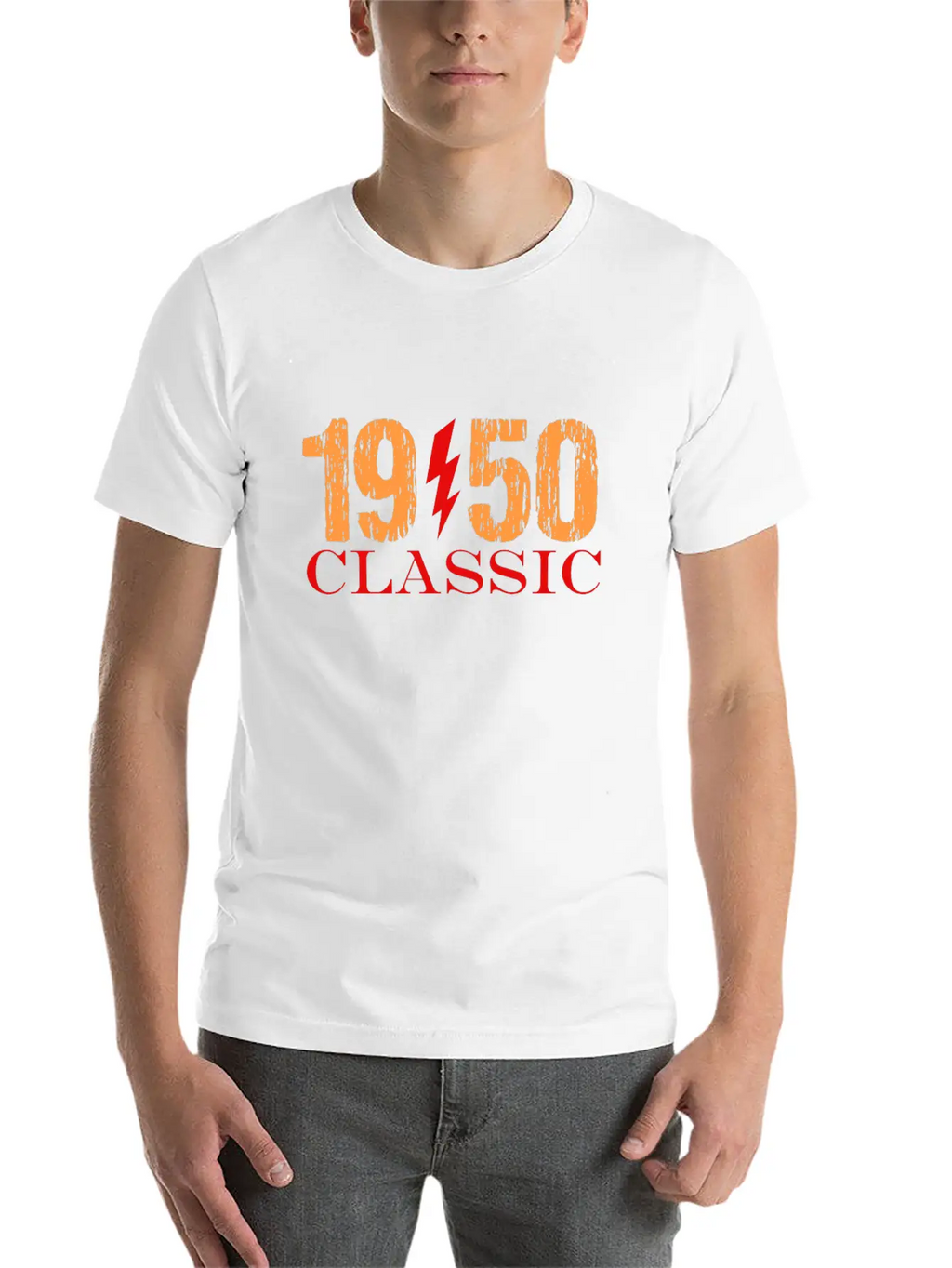 1950 Classic Rock Classic Crew Neck Graphic Tee – Everyday Minimal Look