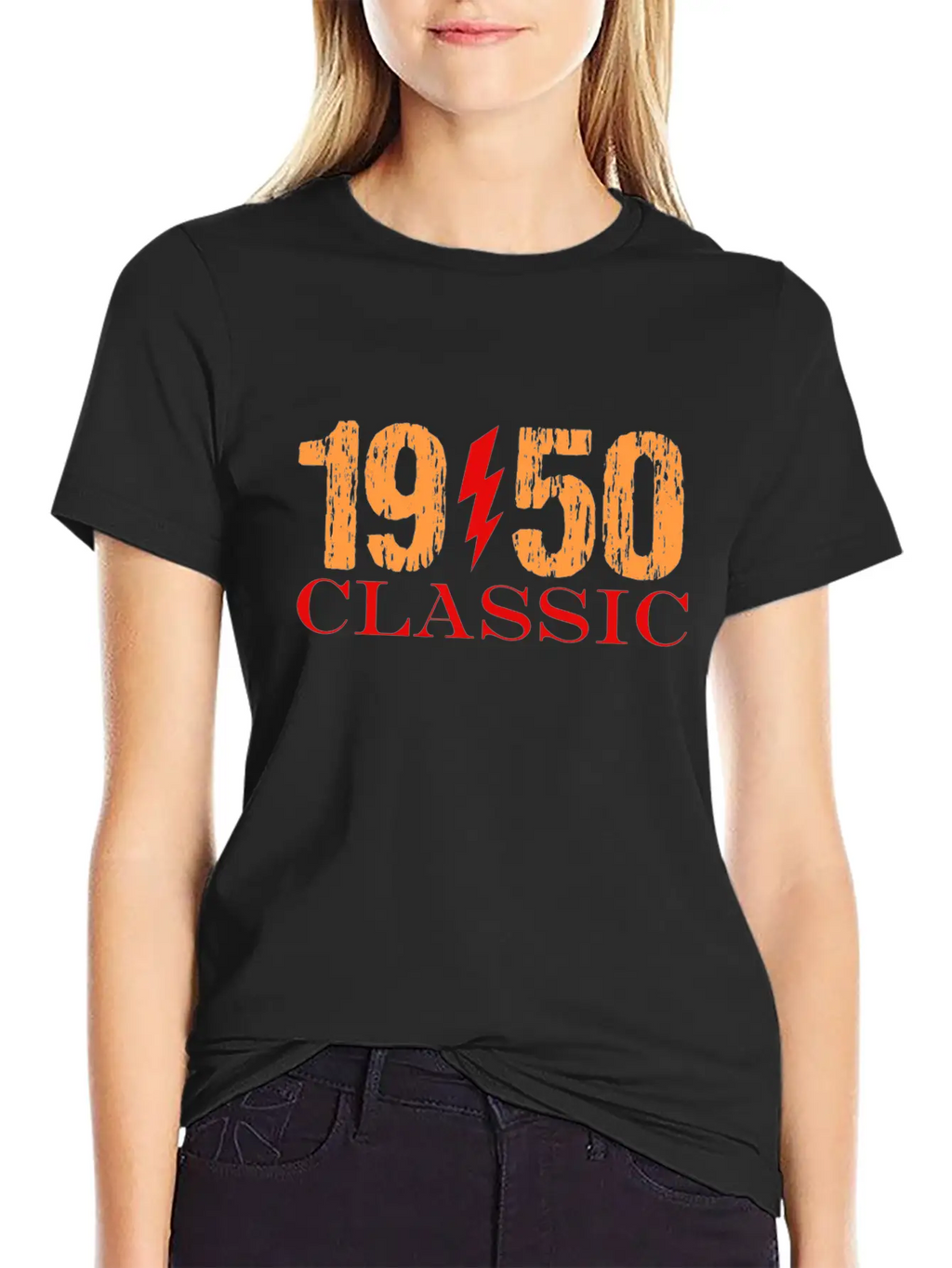 1950 Classic Rock Classic Crew Neck Graphic Tee – Everyday Minimal Look