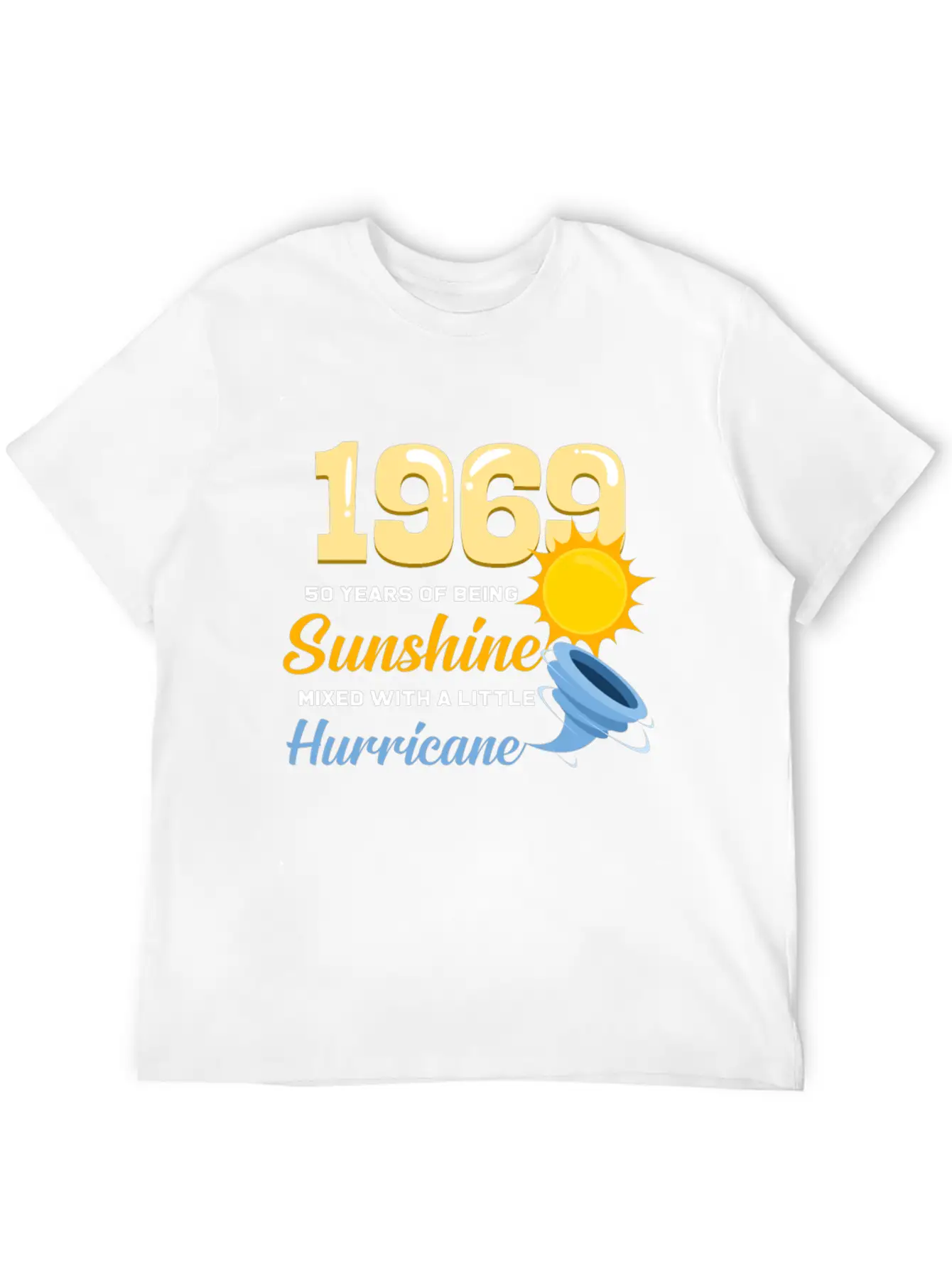 1969 50 Years Of Sunshine And Hurricane Gift Relaxed Everyday Tee – Lightweight And Durable Cotton