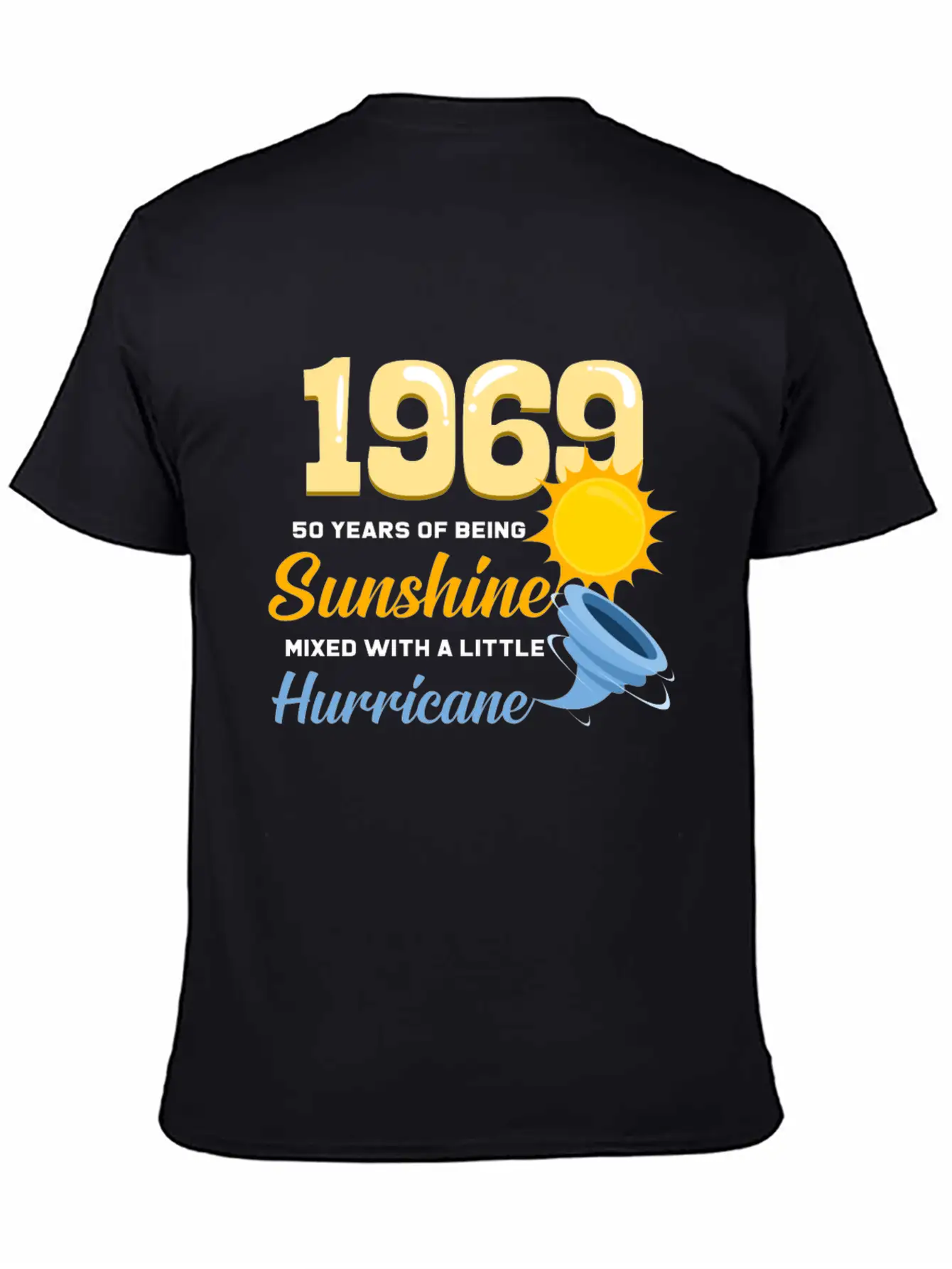 1969 50 Years Of Sunshine And Hurricane Gift Relaxed Everyday Tee – Lightweight And Durable Cotton
