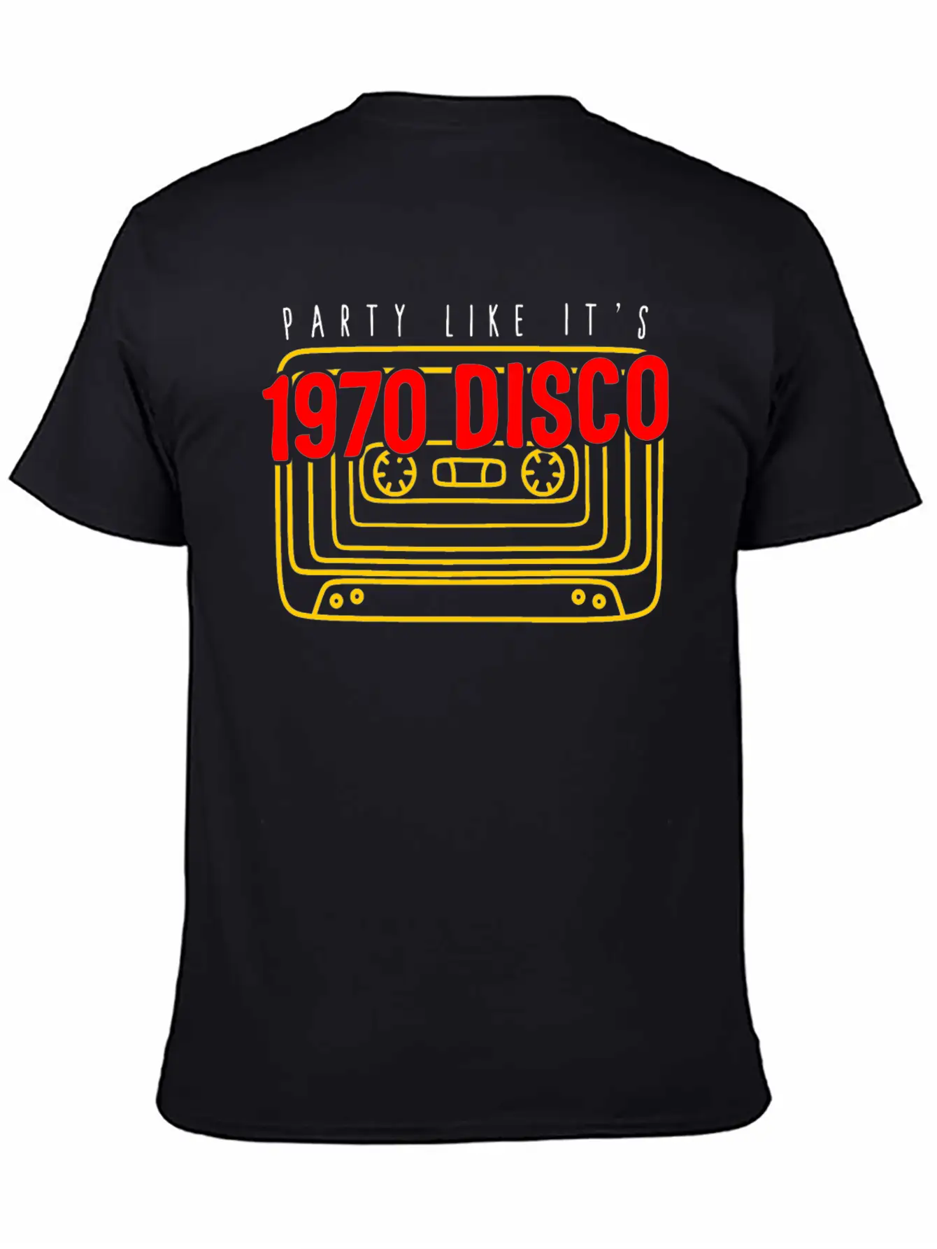 1970 Disco Shirt, Party Like It's 1970 Disco Tee, Classic Crew Neck Graphic Tee – Everyday Minimal Look