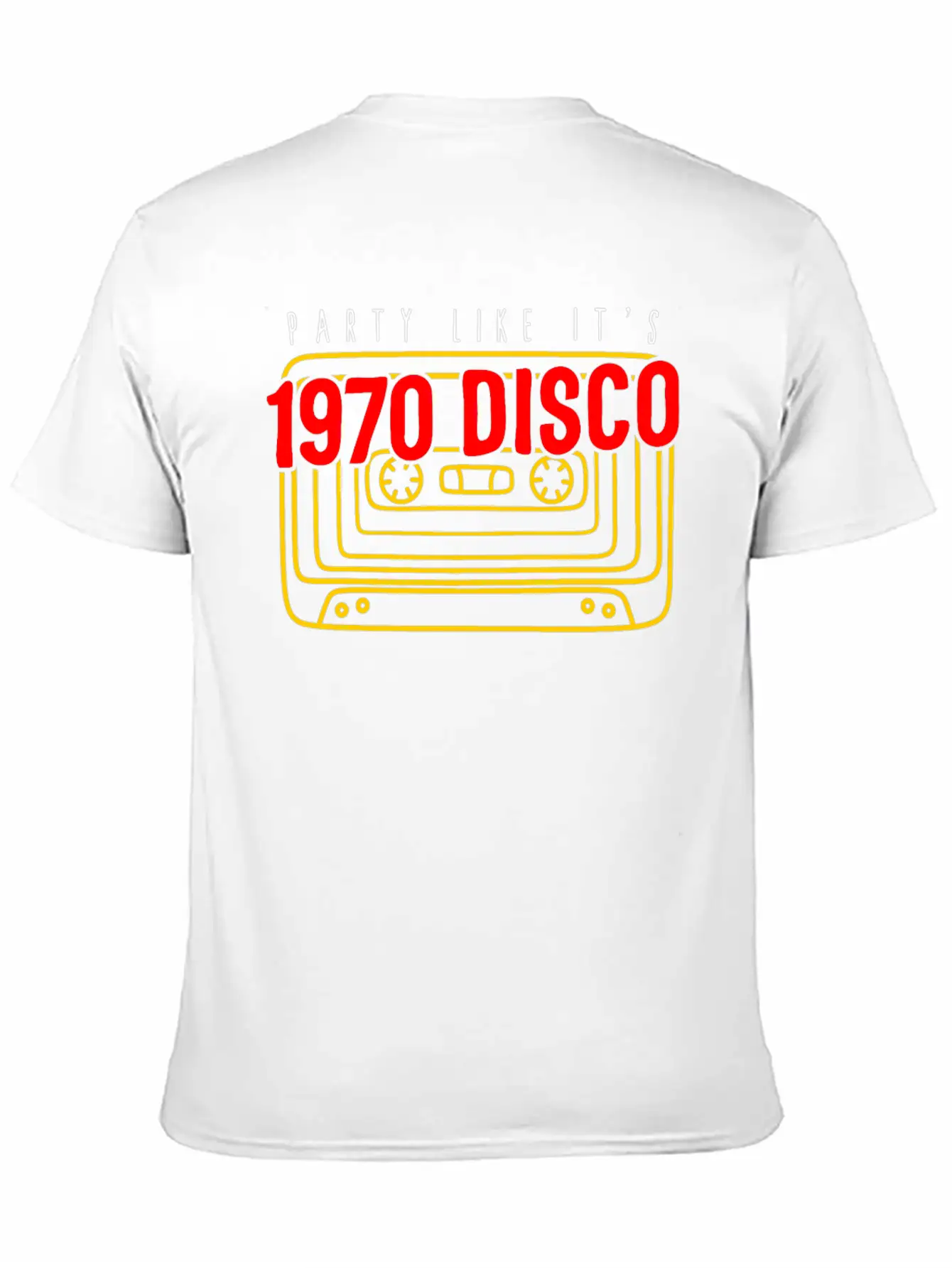1970 Disco Shirt, Party Like It's 1970 Disco Tee, Classic Crew Neck Graphic Tee – Everyday Minimal Look