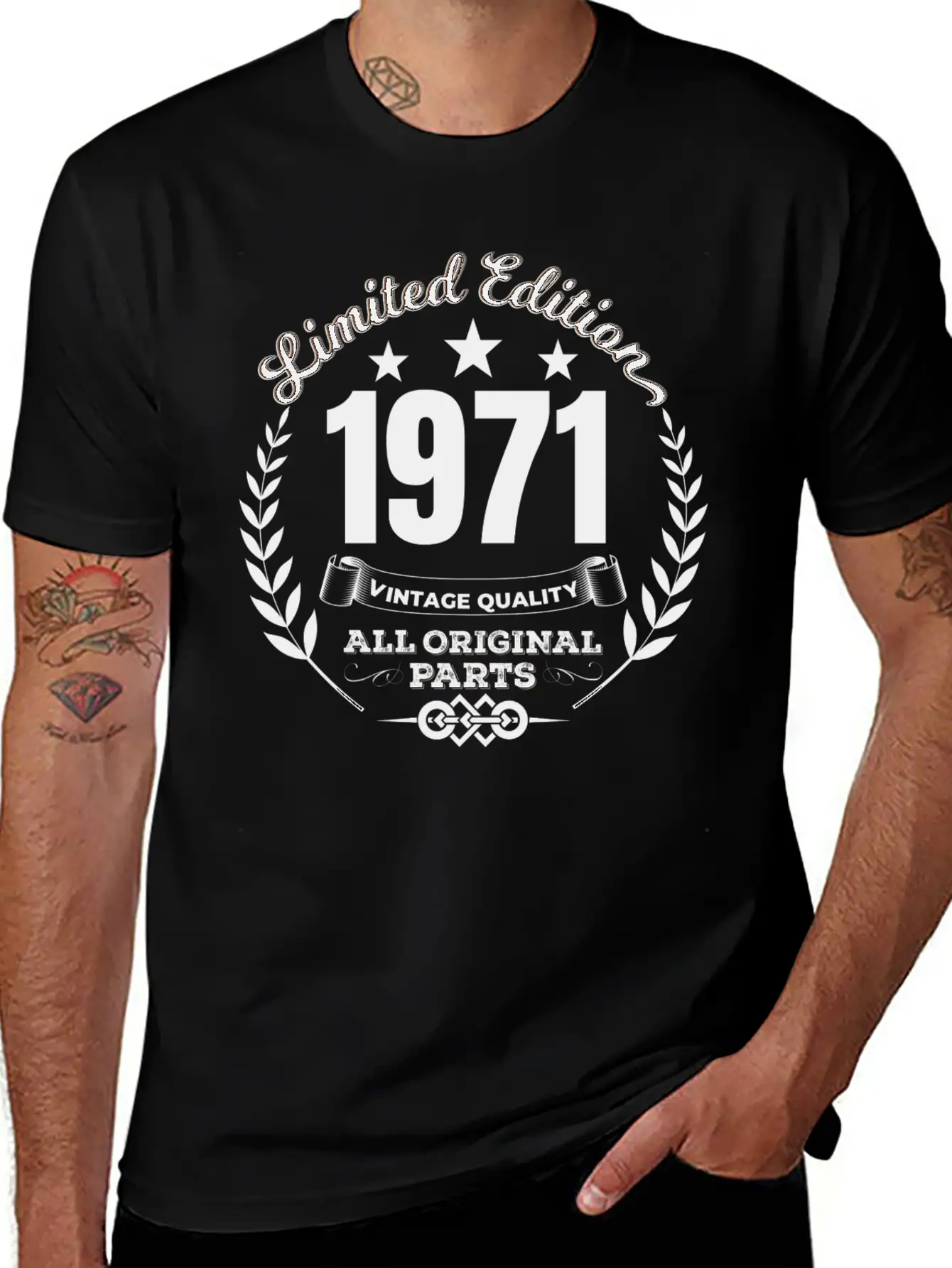 1971- Mens 50th Birthday Gifts T Shirt Classic Cotton Tee – Unisex Comfort For Any Season